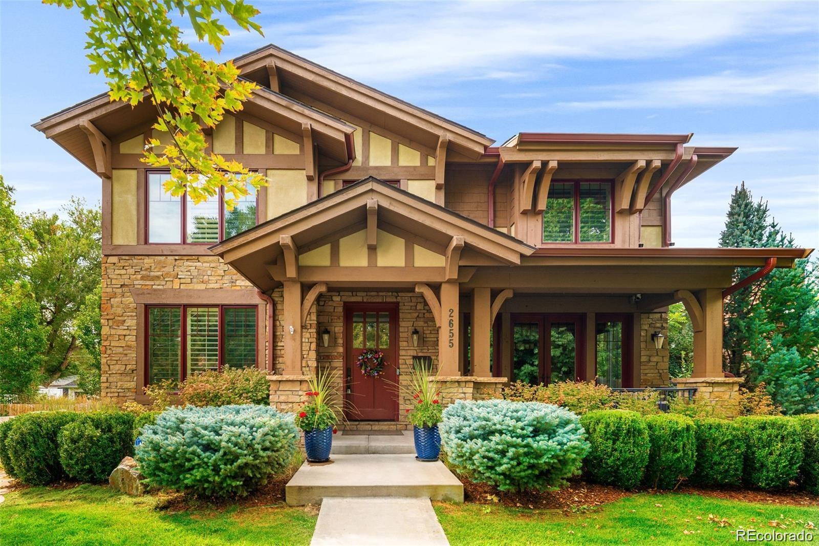 Discover timeless design and modern comfort in this meticulously maintained home in highly sought-after Observatory Park. From the moment you walk through the door, the craftsmanship and quality of this build are unmistakable—custom cabinets, detailed trim work, and architectural touches set this home apart. The heart of the home is a designer kitchen with a huge island topped with leathered granite, high-end stainless steel appliances, and a thoughtful layout that flows seamlessly into the living spaces—perfect for both entertaining and everyday living. A mudroom with built-ins adds convenience, while surround sound brings the entire main level to life. Upstairs you’ll find four spacious bedrooms and four full bathrooms, including a gorgeous primary suite with a spa-like bath. The fully finished basement expands your living space with a large rec room and private guest suite. Outside, enjoy one of the largest and most beautifully landscaped yards in Observatory Park—all without sacrificing a three-car garage. Every detail has been carefully considered in this newer home, offering the rare blend of style, function, and location. Just steps from parks, top-rated schools, and everything Denver has to offer, this property is truly special.