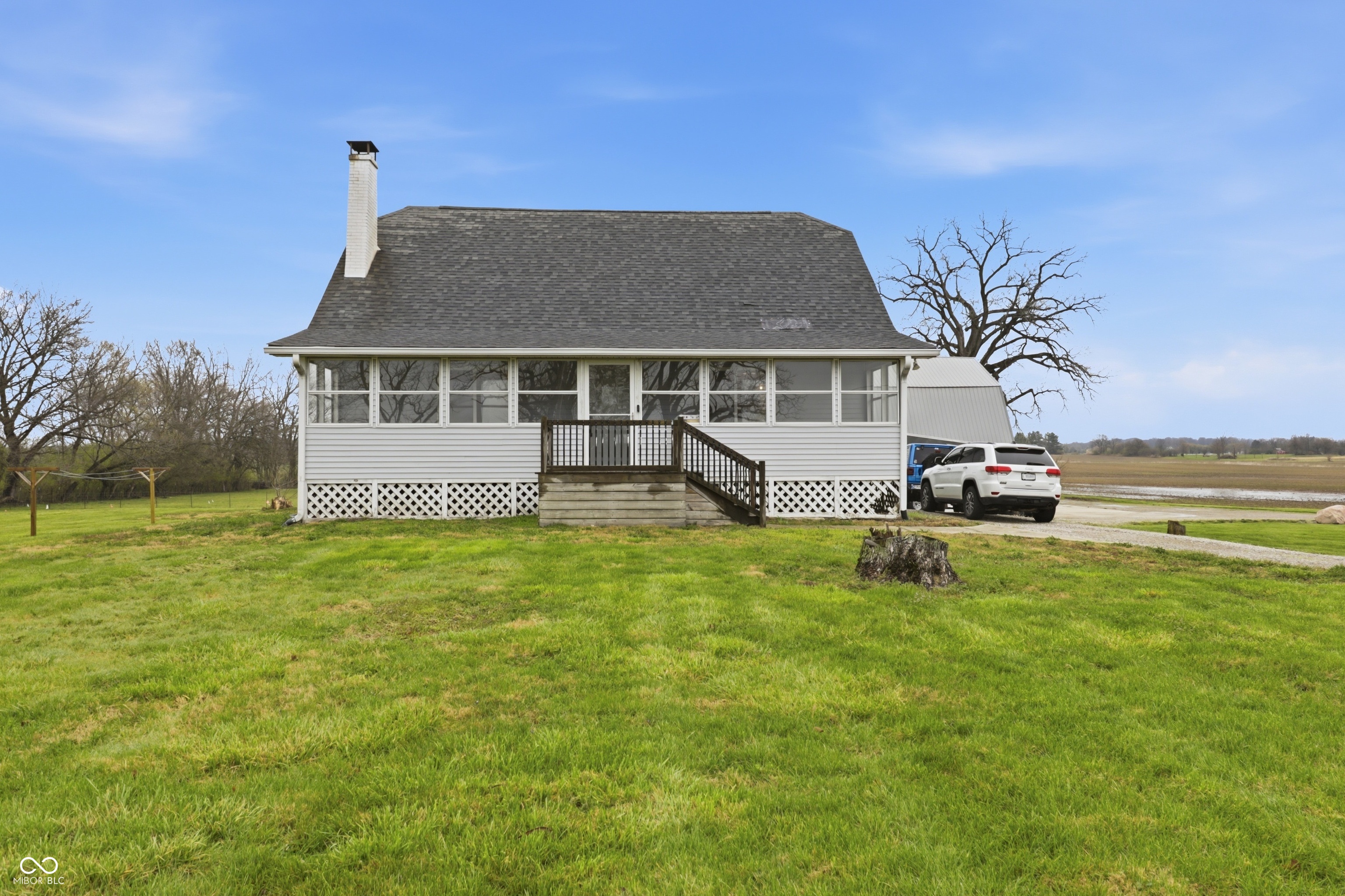 Beautiful 3 Bedroom, 3 Bath farmhouse with Huge barn on almost 5 acres. An amazing place to have horses, animals, gardens for your mini farm. Amazing updates, kitchen is awesome with new cabinets, flooring, appliances, all electrical and plumbing replaced. Upstairs 2 bedrooms has 2 built-in playhouses for fun! All bathrooms have been amazingly redone. Barn is huge with loft, concrete floor, water, 200 amp. Open air, great well, convenient location. Appliances included with washer/dryer. Consider all hard work done! Basement is professionally water-proofed as well.