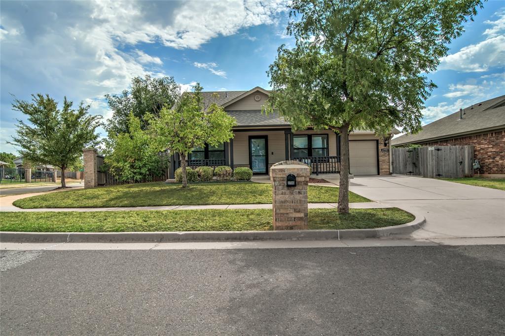 **Actual listing date is 9/29/26.  Error on MLS**Beautiful 2-Bedroom Bungalow on a Corner Lot Across from the Park!What a bungalow! This gorgeous 2-bedroom, 2-bath home is perfectly situated on a corner lot directly across from a park in the desirable Valencia area of Edmond. Enjoy an easy commute to OKC while being located in the highly regarded Deer Creek school district.The home offers plenty of space both inside and out, including a spacious covered front porch, a large backyard, and an oversized, deep 1-car garage with a built-in storm shelter in the garage floor.The kitchen features granite countertops, a glass-top electric range, overhead microwave, Maytag dishwasher, and beautiful painted cabinetry. All wood blinds throughout the home remain.Extensive 2026 Updates Include:    Entire roof replaced    Fresh interior paint throughout    Painted cabinets throughout    New exterior trim paint    Ceramic tile flooring throughout the entire home    New faucets    New lighting fixtures and ceiling fans    LED lighting added in the eat-in kitchen, laundry room, and primary closet    New extra-tall-height toilets    New storm door on the covered front porch    All sides of the fence and gate replaced    Backyard concrete patio extended across the entire back of the house    New sidewalk through the gate to the back patio    Thick 6-inch concrete pad installed for a hot tub    Electrical wiring already installed for the hot tubThe spacious backyard and extended patio provide plenty of room for entertaining, relaxing, or enjoying your own outdoor retreat.With the corner lot, park location, extensive 2026 updates, Deer Creek schools, oversized garage, and thoughtful outdoor improvements, this home is a true standout.Don't miss this one—homes like this don't last long!(reserved items are all decorations/furniture used to stage)