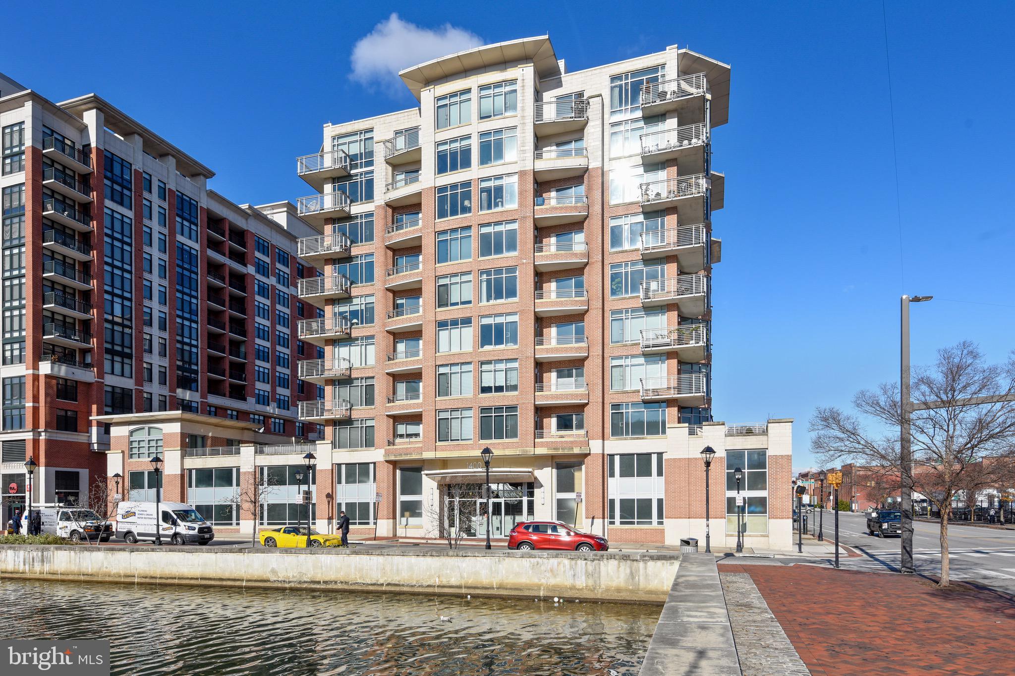 Discover this 3-bedroom, 2.5-bath luxury condo nestled along the picturesque canal in the ever-sought-after Harbor East neighborhood. This distinctive building offers just 48 units, creating an intimate, community-like atmosphere that feels more like a small vertical neighborhood.This unique residence features a thoughtfully designed floor plan, boasting an additional third bedroom that can easily transform into an office or den—an unparalleled offering in this building. Enjoy stunning vistas from two private balconies, showcasing both water and city views that exemplify the beauty of urban living.Step inside to find a gorgeous kitchen equipped with granite countertops, high-end stainless steel appliances, and custom cabinetry, perfect for culinary enthusiasts. The spacious laundry room adds convenience to your daily routine. With front desk security service and dedicated garage parking, this condo provides ultimate peace of mind and ease of access. Plus, you’ll find yourself just a short stroll away from an array of delightful amenities including Whole Foods, cozy coffee shops, vibrant art galleries, and an assortment of restaurants and a movie theater—everything you need right at your fingertips.Don’t miss out on this incredible chance to live in a home where you will truly love where you live.