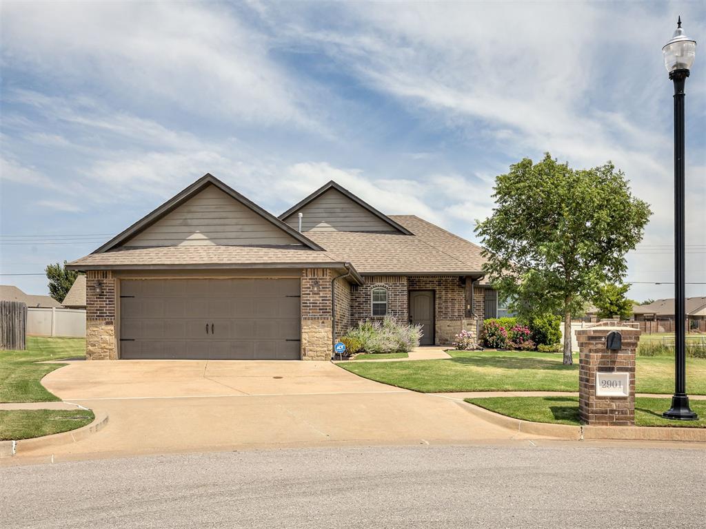Welcome to this beautifully maintained one-owner home in one of Edmond's most sought-after communities, The Grove! Perfectly positioned on a quiet cul-de-sac, this 3-bedroom, 2-bath home offers the ideal combination of comfort, functionality, and location.Step inside to an inviting open-concept floor plan designed for both everyday living and effortless entertaining. The spacious living area flows seamlessly into the kitchen, where you'll find granite countertops, stainless steel appliances, abundant cabinet space, and a walk-in pantry that makes organization a breeze.A dedicated home office provides the flexibility today's buyers are looking for, whether working remotely, managing household tasks, or creating a quiet retreat. The thoughtfully designed split-bedroom floor plan places the private primary suite away from the secondary bedrooms, creating a peaceful escape at the end of the day.Outside, enjoy your covered back patio with views of the greenbelt to the south, offering extra privacy and open views with no immediate neighbor on the southern side. Whether you're enjoying your morning coffee or hosting friends for an evening cookout, this outdoor space is one you'll appreciate year-round.Living in The Grove means more than just owning a home—it's enjoying a true neighborhood lifestyle. Residents have access to resort-style pools, clubhouses with fitness centers, parks, playgrounds, scenic walking trails, stocked fishing ponds, sports fields, and community events, all within the attractive Deer Creek School District.If you've been searching for a move-in-ready home with an exceptional floor plan, a peaceful setting, and incredible neighborhood amenities, this one is ready to welcome you home.