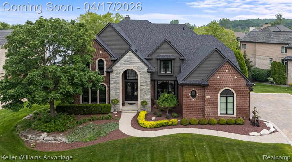 Welcome to 10993 Stoney Point Drive, a luxury retreat nestled within the prestigious & gated Hidden Lake community. Meticulously updated, this home blends sophisticated design with thoughtful functionality, making it a haven for those seeking exclusivity and comfort. Step inside to discover a grand interior that seamlessly marries luxury and livability. The remodeled kitchen, the heart of the home, boasts top-of-the-line Viking appliances. The main floor showcases new flooring that flows effortlessly throughout, leading to a reimagined staircase adorned with luxury balusters, a true statement of elegance. Every detail has been considered, with new luxury Windsor windows throughout (2022) framing breathtaking all-sports lake views and flooding the home with natural light, enhanced by custom window treatments (22) for privacy and style—ideal for enjoying the vibrant lake activity in a secluded setting.The primary bathroom suite, fully remodeled in 2018, offers a spa-like sanctuary with high-end finishes, while the remodeled Jack-and-Jill bathroom provides a refreshed space for family or guests. Retreat to the updated office, complete with built-in cabinets, or organize your wardrobe in the professionally designed California Closets (2024), adding a touch of tailored luxury to your daily routine. This home is as functional as it is beautiful, with a new roof (2024), furnace & AC unit (2024), new Generac whole-house generator (2023) and hot water heater (2023) ensuring year-round comfort and efficiency. A reverse osmosis system (2024) delivers pristine water, perfect for a health-conscious lifestyle. Outside, the gunite pool (PebbleTec refinish & new heater 2024) invites endless summer enjoyment, complementing the all-sports lake with a private oasis for swimming, lounging, or entertaining. The premier lake lot boasts southern exposure, offering serene vistas without the intensity of direct sun, enhancing the property’s appeal for relaxation and recreation.