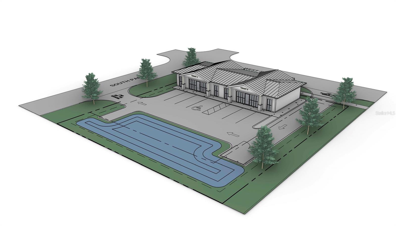 Under contract-accepting backup offers. Pre-Construction. To be built. Prime commercial lot in the heart of Winter Garden. 0.30-acre site with approved architectural, structural, and engineering plans for a 2,250 SF retail/office shell under the 2023 Florida Building Code. Zoned R-NC (Neighborhood Center), ideal for medical, office, or professional use. Permit-ready site with city water and sewer available. Excellent visibility and access from W Story Rd, minutes from Downtown Winter Garden. Save 9–12 months of design and permitting time—ready to build now.