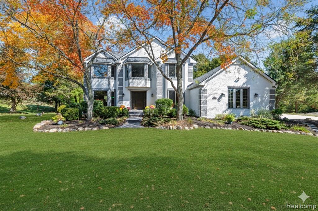 This exquisite Private Lake Front Home sits on over 10 rolling acres overlooking nature all around.  Experience Luxury in this beautifully renovated stunner, boasting 5 bedrooms, 4 bathrooms and a Gourmet Kitchen perfect for entertaining. Relax in the comfort of your spacious Primary Suite with large closets and bath.  Enter an entire living space in the Lower Level walkout open to the Lake, Brick paver patio, fire pit and nature all around.  A complete kitchen space, bedroom and bathroom, entertainment room are available for housing friends and family in the ultimate space for parties or just relaxing.  Outdoors, moor your boat on your dock leading to PRIVATE All-Sport Lakefront.
Updates include: NEW Anderson windows, tankless hot water system, furnace and AC units, New deck and dock and much more!