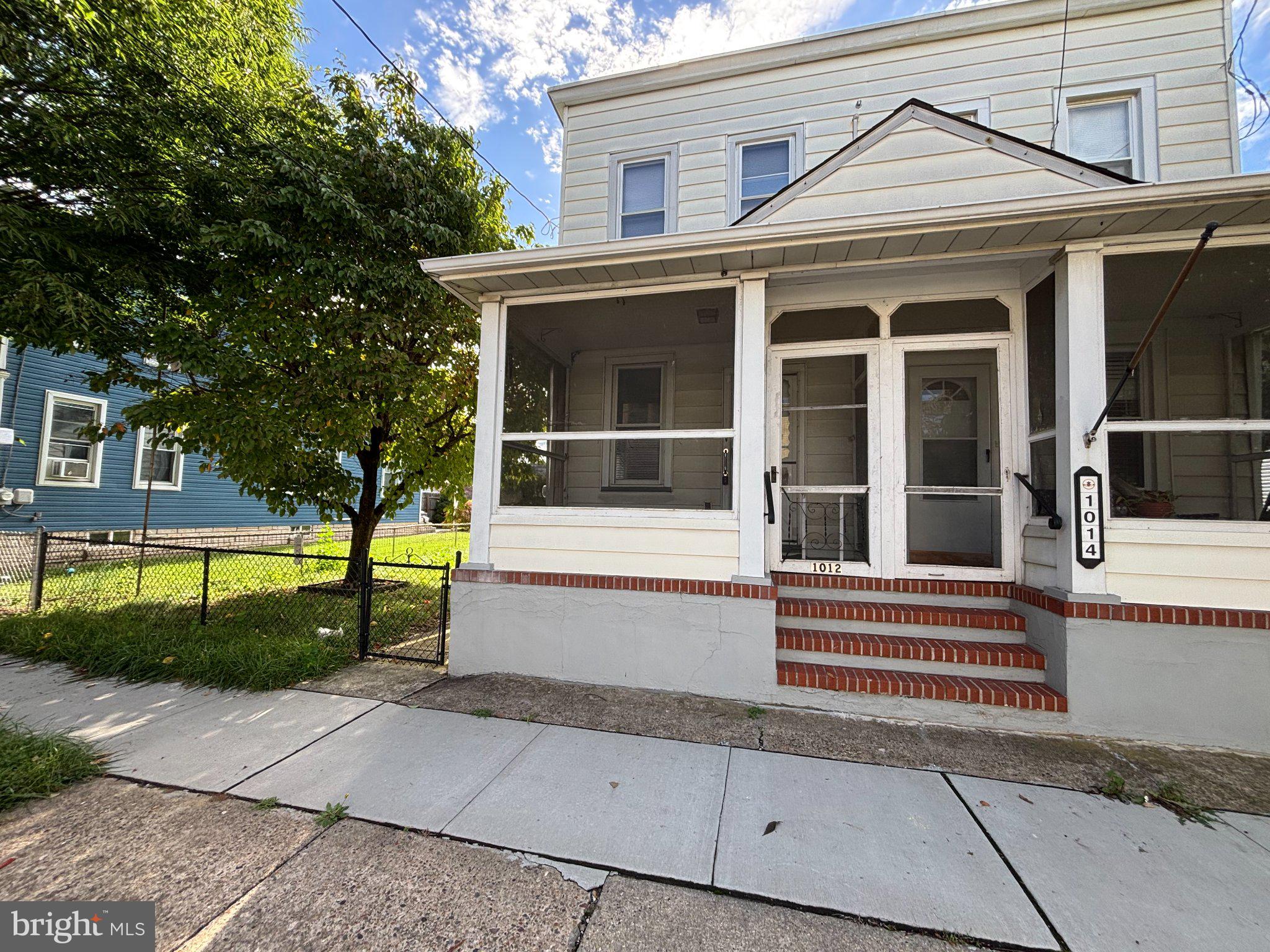 Welcome to your next home at 1012 W 4th Street! This charming 3-bedroom, 1-bath home offers comfortable everyday living inside and out. Start your mornings on the breezy screened-in front porch before stepping into an open living and dining area featuring durable, updated flooring. The modern kitchen comes fully equipped with a gas range, dishwasher, refrigerator, upgraded cabinets, and stylish subway tile. A beautifully refreshed full bath is conveniently located on the main floor. Upstairs, find three comfortable bedrooms ideal for your family, guests, or a dedicated home office. The finished basement adds valuable bonus space for recreation, a media area, or extra storage, complete with in-unit washer and dryer. Outside, enjoy a peaceful backyard with a storage shed—perfect for relaxing weekends.Located just moments from River’s Edge Park and the Delaware River, with seamless commuter access to Rt 130, I-95, I-295, the NJ Turnpike, and bridges to PA. Available now—inquire today to schedule your private tour! Connection Property Management professionally manages this home. Tenants must apply on the Connection Property Management website. A non-refundable application fee of $47 applies per occupant over 18. NO RENT SPREE, NTNS, OR OTHER APPS WILL BE ACCEPTED. Please present 2 months of most recent pay stubs or proof of income ( ie, child support docs, Social Security letter, disability, etc.). In addition, every tenant may opt for a Resident Benefit Package (RBP) for an additional $60.00 per month, which includes Renters Insurance, Identity Theft Protection, Credit Building, HVAC Filter Delivery, Pest Control, and 24-hour portal access to pay your rent and manage your lease.