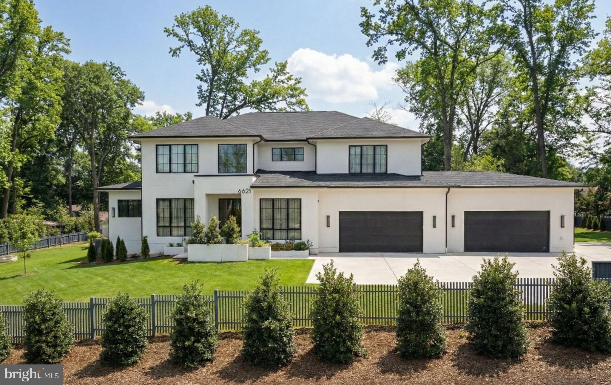 McLean Schools (Haycock Elementary, Longfellow Middle, and McLean High School ). Ready for immediate occupancy, with no construction waits. Luxury Living on 0.73 Acres in McLean school district. Welcome to an extraordinary custom residence offering the perfect blend of elegance, comfort, and modern convenience. Situated on a private 0.73-acre lot, this nearly new home—completed in 2024—delivers 8,300 sq ft of meticulously maintained living space across three expansive levels.✨ Exceptional Interior Features:6 spacious bedrooms.8 full bathrooms.Main-level bedroom for added flexibility.Almost brand new chef’s kitchen with premium finishes and high-end appliances.Spacious spice kitchen for added functionality and convenience.Walkout basement with abundant natural light.Private elevator servicing all three floors.South-facing living areas filled with natural light.Every detail has been thoughtfully designed, offering refined finishes, soaring ceilings, and seamless flow for both everyday living and elegant entertaining. Luxury Amenities:Private movie theater;Sauna;Dedicated massage room;Golf simulator;4-car garage.This home truly delivers a resort-style experience without ever leaving your doorstep. Outdoor Excellence:Fully fenced and gated yard.Professionally landscaped grounds.Expansive driveway.Expansive outdoor living space ideal for gatherings.Generous space to design and build your dream pool.Located in a prime area of Falls Church, this stunning property offers privacy, sophistication, and unmatched comfort—all within close proximity to top conveniences, commuter routes, and dining.Experience elevated living at 6621 Haycock Rd.Luxury, space, and thoughtful design come together in this remarkable offering.