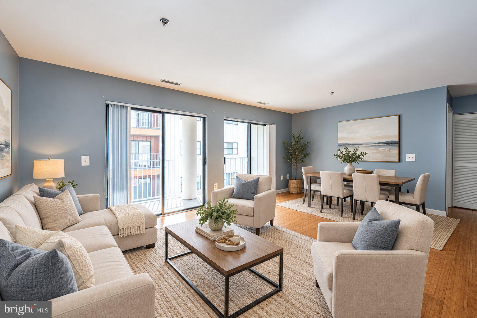 Welcome to Lighthouse Point, where waterfront living and Canton’s dining, shopping and neighborhood amenities are just outside your door. This bright two-bedroom condo offers an open, easy-to-live-in floor plan with natural light pouring through double sliding doors that lead to the private balcony. The open living area offers plenty of room to create distinct living and dining spaces while keeping everything connected.Both bedrooms feature walk-in closets, including a spacious primary with plenty of room to unwind. A full-size washer and dryer and HVAC just two years young add everyday convenience, while deeded garage parking makes coming and going easy.Lighthouse Point offers 24-hour security, elevator access and a fitness center. Step outside and enjoy the waterfront promenade, then take advantage of Canton’s restaurants, shopping and neighborhood favorites nearby. Whether relaxing on the balcony or heading out to enjoy the waterfront, this is low-maintenance condo living in the heart of Canton.HVAC was replaced recently replaced along with  dryer and  dishwasher