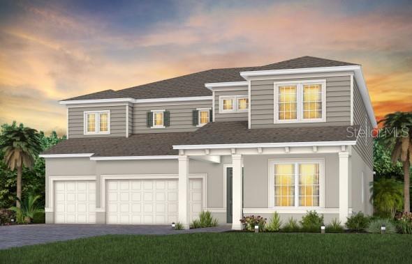 Sunset Preserve offers new construction estate homes with half-acre and lakefront homesites in a gated community. Enjoy private community boat ramp access to Lake Pickett or enjoy the outdoors at the lakefront open-air pavilion and playground. Conveniently located near 417 & 408, you have an easy commute throughout Orlando.  Enjoy the shopping, dining and entertainment located at nearby Waterford Lakes Town Center, Waterford Towers, the Oviedo Mall and East Colonial Drive.
Introducing the exquisite Roseland home by Pulte! This stunning 5-bedroom, 5-bathroom, two-story masterpiece boasts a ½ acre cul de sac homesite with a water view offering both privacy and natural beauty. As you step through the double entry glass doors, you are immediately greeted by a striking foyer that rises to the second floor, setting the tone for the entire home. To one side, an enclosed flex room offers versatility, while the formal dining room invites effortless entertaining. From there, you enter the heart of the home—a chef-inspired gourmet kitchen. Equipped with built-in Whirlpool stainless steel appliances, including a beverage cooler, the kitchen is a dream for culinary enthusiasts. Durham White Soft-close cabinetry is paired with exquisite quartz countertops, creating a timeless and sophisticated look, while a spacious walk-in pantry ensures ample storage. The open-concept design effortlessly connects the kitchen to the gathering room and cafe, where soaring ceilings create an airy, light-filled space, perfect for both intimate gatherings and larger celebrations. Connected by a pocket sliding glass door, the covered lanai with outdoor kitchen pre-plumb and pool bath, offers a seamless transition to the outdoors, ideal for year-round entertaining. Also located on the first floor, is a “Multi-Gen Suite” offering a spacious bedroom with its own linen closet, walk-in closet, and attached bathroom complete with a frameless glass enclosed shower and quartz countertops. Upstairs, the private owner’s suite spans one side of the home, creating a peaceful retreat. The owner’s retreat area, ideal for reading or unwinding, leads into the spa-inspired owner’s bath, where luxury knows no bounds. A garden tub, frameless glass-enclosed shower, enclosed toilet, and double walk-in closets create a sanctuary of relaxation. The second floor also offers two additional spacious bedrooms connected by a Jack and Jill bathroom, ensuring both privacy and convenience, while a third bedroom enjoys its own en suite bath, providing an added level of comfort and luxury. The upstairs laundry room, with a utility sink, makes daily tasks a breeze. With an intelligently designed layout and meticulously curated finishes, this home offers the perfect balance of form, function, and style. It's the epitome of luxury living in a highly sought-after location, blending convenience, sophistication, and thoughtful design into a living experience like no other. Schedule a tour today!