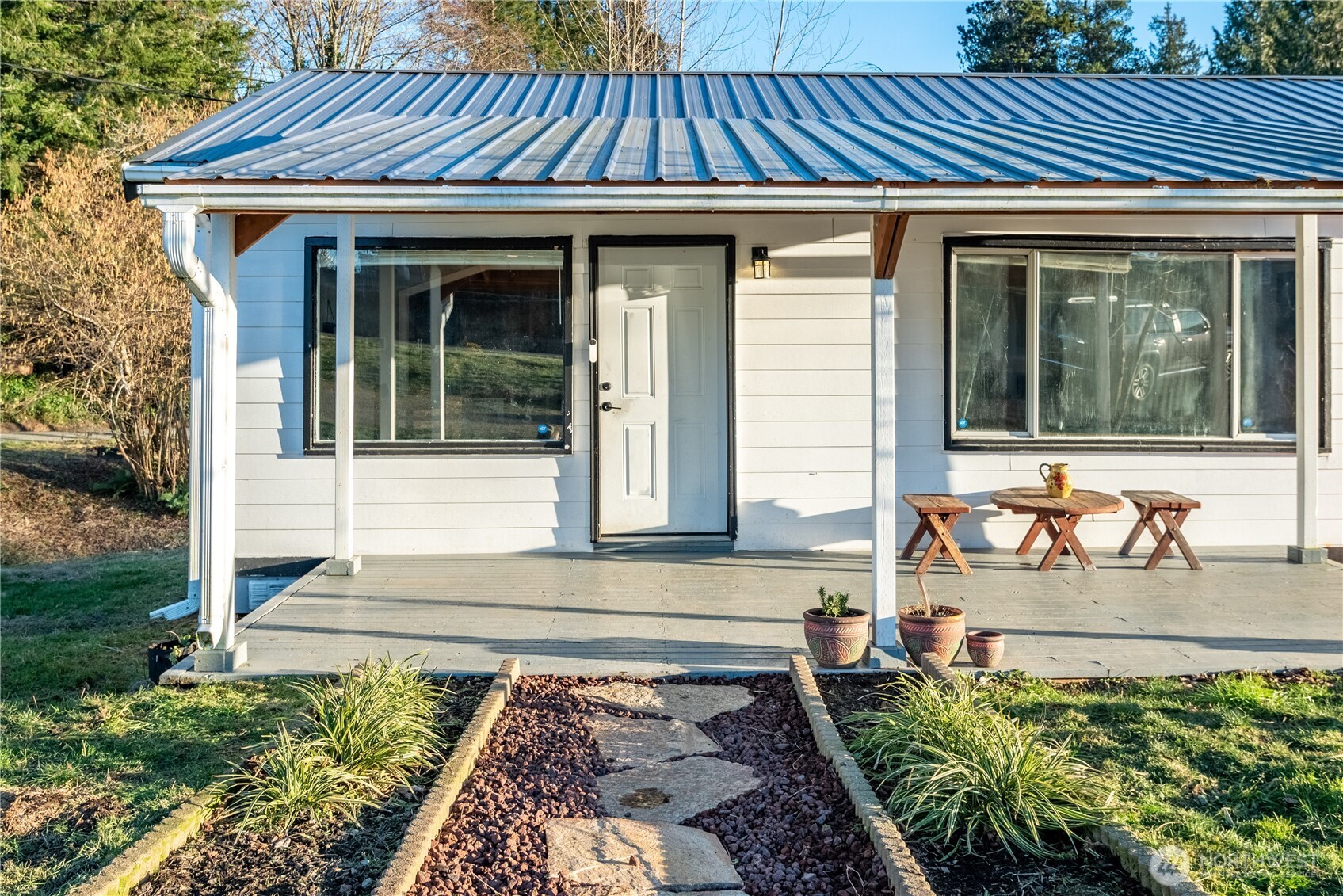 This two-bed, one-bath home is ready for you to move in and make it your own! With an updated kitchen, a recently replaced septic system, and plenty of room to explore outdoors, it checks all the boxes. You’ll be blown away by the size of the laundry room—perfect for storage and tackling laundry day without feeling cramped. Enjoy the natural light in the kitchen and dining room while preparing meals! Mosey on outside to enjoy the peaceful creek, a sunny spot for gardening, and the comfort of your own firepit. The crawl space offers ample storage for your outdoor toys and gear. Call your agent to schedule your showing today!