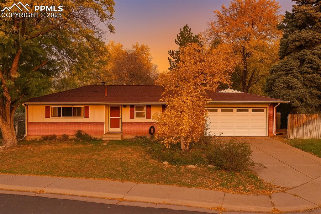 Perfectly situated on a quiet cul-de-sac in Denver’s desirable Hutchinson Hills neighborhood, this solidly built brick ranch offers the ideal combination of comfort, potential, and location. Set on a generous 0.20 acre site surrounded by mature trees, this well maintained home features timeless mid-century construction and an open, flowing layout that’s ready for your personal touch. Inside, the main level welcomes you with a light-filled living room centered around a classic wood burning fireplace, an inviting space for gatherings or relaxing evenings at home. The dining area connects easily to the kitchen and living spaces, creating a natural flow that’s perfect for everyday living or entertaining. The galley style kitchen has plenty of storage space and includes a sunny breakfast nook. The main level offers a primary bedroom with a private en suite 3/4 bath, 2 additional bedrooms, a full bath and wood flooring throughout the main level, it’s a home designed for everyday comfort and ease. Take advantage of the downstairs, a full unfinished basement that doubles your living potential with over 1,200 square feet. Ideal for expanding into a recreation room, office, guest suite, home gym, or simply enjoying an abundance of storage. The basement laundry area offers cabinetry, counter space and a utility sink. Enjoy the spacious covered back patio and a large private level backyard, providing great outdoor living spaces for quiet relaxation and for entertaining. The attached oversized 2 car garage boasts a high ceiling, exterior access door, natural light, lighting and storage space. Convenient location! With nearby parks, tennis courts, and scenic trails just steps away, only minutes to shopping, dining and schools, plus easy access to I-25, DTC, and Cherry Creek, this home is perfectly positioned for easy access to all your favorite places. Move right in and enjoy its solid craftsmanship, with room to reimagine and create the home of your dreams. See Virtual 3-D tour.