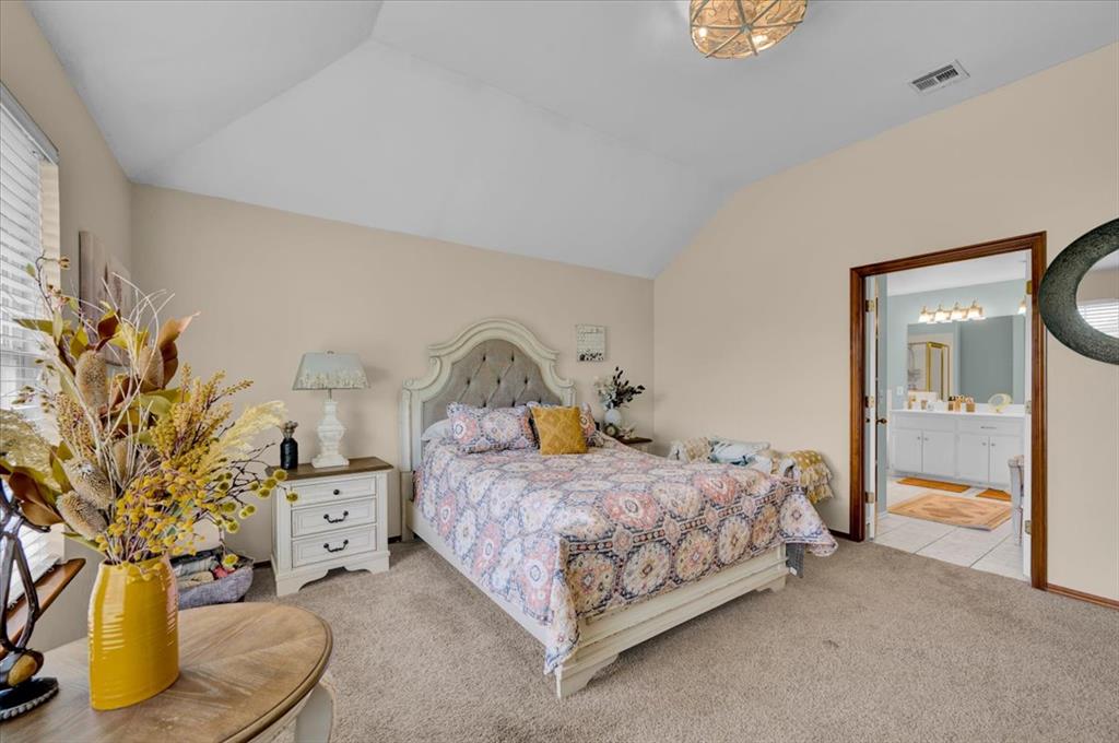 NEW CARPET - NEIGHBORHOOD POOL - Beautifully maintained inside and out, this home offers a thoughtful, well-designed layout in one of West Norman’s most desirable subdivisions. The living area features a cozy gas-log fireplace, while the kitchen includes a tiled bay window, dishwasher, built-in convection oven, and microwave. The primary suite provides an en-suite bath with a walk-in closet, large garden tub, and separate shower. Additional highlights include newer AC, roof, and gutters, plus a Gull security system available.Sitting on almost a quarter acre, the property offers mature landscaping and a fully fenced backyard. The neighborhood features a community pool, playground, and basketball court. Conveniently located just minutes from I-35, shopping, restaurants, schools, hospital, and medical facilities, this home delivers comfort, convenience, and an exceptional Norman location.