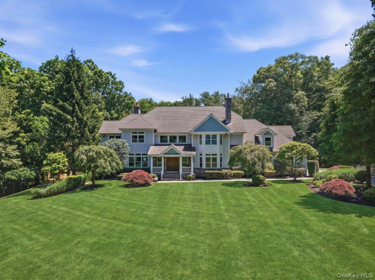 Beyond private gates in coveted Back Country Bedford, this exceptional estate offers the perfect balance of privacy and convenience—just minutes to Bedford Village, Greenwich, the Merritt Parkway, and I-684. Bordering the protected Mianus River Gorge Preserve, the property enjoys an unparalleled natural setting with beautifully landscaped grounds, cascading waterfall and resort-style Shoreline pool and spa. Elegant yet welcoming interiors feature a stunning finished mahogany dining room, richly appointed cherry-paneled family room, bespoke millwork, and a thoughtfully designed layout for everyday living and entertaining. The chef’s kitchen opens to expansive outdoor terraces, while the luxurious primary suite, first-floor guest suite, wine cellar, media room, heated three-car garage, and whole-house generator complete this extraordinary offering.A rare opportunity for peaceful country living with effortless access to both Bedford and Greenwich. Available for sale or lease.