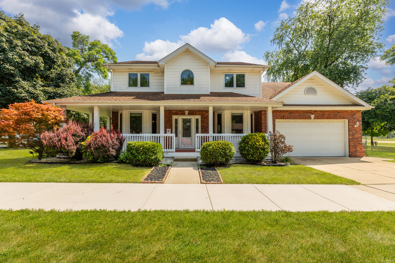 Welcome to your dream home in one of Chicago's most beloved and picturesque neighborhoods - Beverly! Tucked away at the end of a quiet cul-de-sac on a wide corner lot, this classic single-family residence offers the perfect blend of city living with a suburban feel. With its charming wrap-around porch, attached two-car garage, and unbeatable location adjacent to a scenic park, this home truly checks every box - it's a rare gem in a sought-after community.    Step inside to be greeted by a grand winding staircase that anchors the elegant entryway. Flanking either side are a formal dining room and a formal living room either of which could be used as versatile office/den space, ideal for today's work-from-home lifestyle or for hosting family gatherings. The heart of the home is the spacious, open-concept kitchen featuring stainless steel appliances, a full-size island, ample maple cabinetry, a walk-in pantry, and generous countertop space - a chef's dream. The kitchen flows seamlessly into the sun-filled breakfast area and an expansive family room with access to the side porch, making it the ultimate space for entertaining and everyday living.    Upstairs, you'll find four generously sized bedrooms, including a luxurious primary suite complete with tray ceilings, a large walk-in closet, and a spa-like en suite bathroom with a double vanity, whirlpool tub, and separate shower - the perfect retreat after a long day.    The fully finished basement expands your living space even further, offering a massive recreation room, a fifth bedroom, a full bathroom, a full-size laundry room, and a large utility/storage area.    Outside, enjoy being just steps away from a serene park equipped with walking paths, tennis courts, and a baseball field - ideal for an active lifestyle or simply enjoying nature close to home.    This is more than just a house - it's a lifestyle. A home like this in Beverly doesn't come along often. Welcome home.