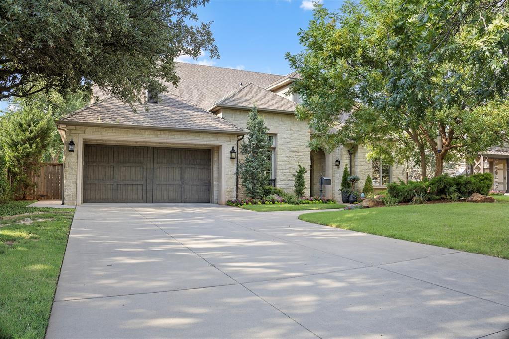 RARE OPPORTUNITY to own this beautiful, newer build in Nichols Hills! Timeless elegance and sophisticated design, this open concept home brings it all. Lots of natural light and 12 ft. ceilings with gorgeous custom window treatments, including remote controlled shades. The chef's kitchen boasts upgraded appliances and looks out to the professionally landscaped and turfed BACKYARD OASIS.  Beautiful designer wall paper in powder bath and utility room.  Downstairs the primary bedroom is spacious and serene.  Step into the remodeled dreamy luxury primary bathroom! The remodeled and expanded primary closet (California Closets) provides ample space. Your guests will enjoy the privacy of the downstairs en-suite bedroom. Upstairs are 2 bedrooms sharing a jack and jill bathroom with each side having a separate vanity.  The large upstairs bonus room with 9' ceilings has plenty of space for living, exercise, etc. You will love the OUTDOOR LIVING! Tons of walk-in attic space on 2nd floor.  The oversized 2 car garage provides ample storage space. The owner has completed numerous upgrades to the home including new paint throughout, new flooring in primary bedroom, primary  bath remodel, expanded designer primary closet, replaced majority of light fixtures and cabinet hardware throughout, added workspace and cabinets in bonus room, designer wallpaper in powder bath and utility room, backyard turf. Buyer to verify schools, square footage, etc.