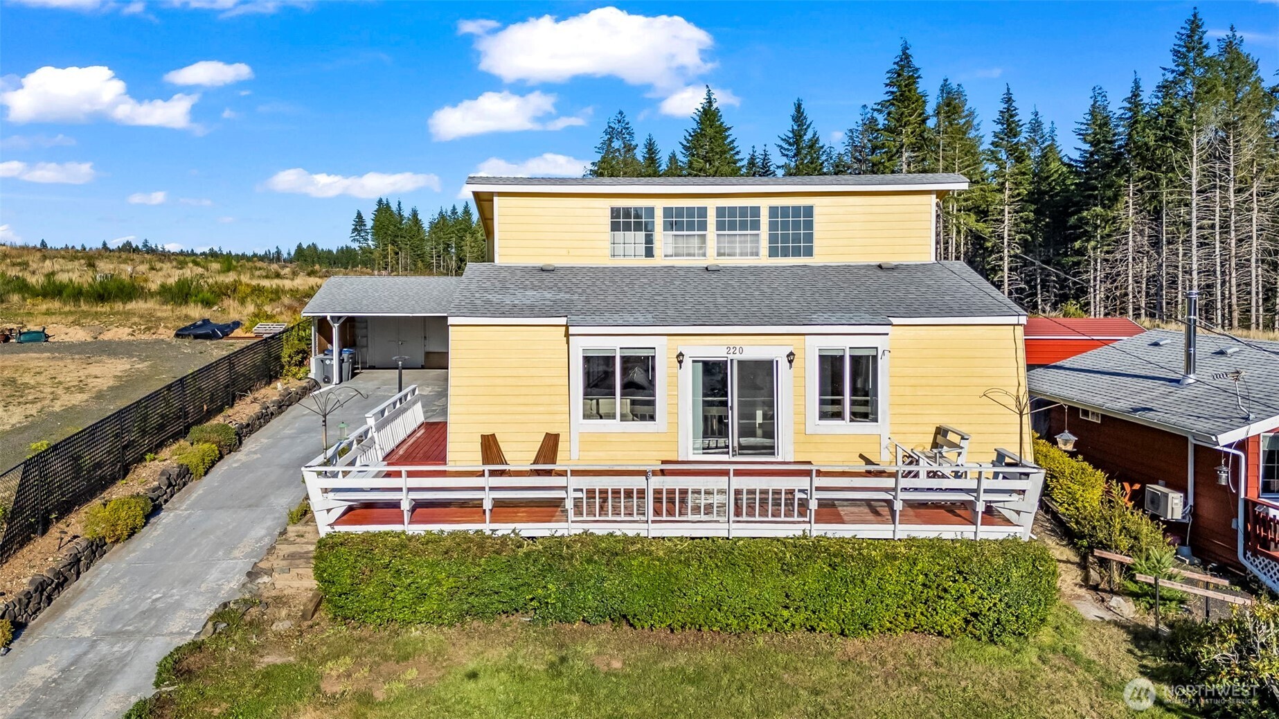 The first time you visit Mason Lake, you may never want to leave. Weekends feel longer, summers feel sweeter, and memories made at the water’s edge seem to last forever. This home brings that lake lifestyle within reach. Inside, an open floor plan and spacious kitchen with quartz countertops pair beautifully with 2 bedrooms, a flex room PLUS a private studio addition complete with its own kitchen and bath. Step out to the large deck, where you can entertain guests and take in tranquil lake views before heading down to the community’s private lake park with dock, swim area, and boat launch. This cabin-style retreat in Paradise Estates is the perfect second home or weekend getaway.  Here, summer doesn’t have to end—the lake is always waiting.