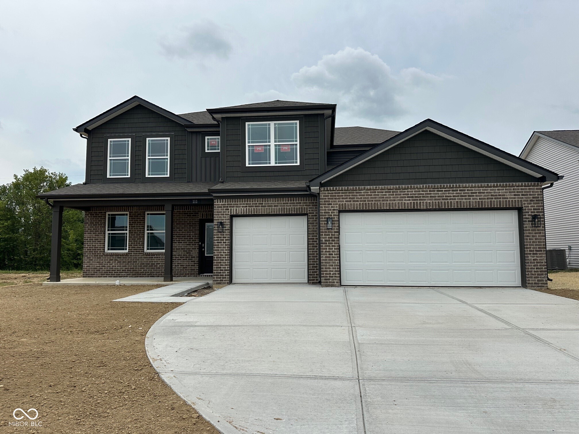 D.R. Horton, America's Builder, proudly presents the Johnstown model in the picturesque Saddlebrook Farms. Spanning 3,062 square feet, this exquisite home offers everything you desire and more, featuring 5 bedrooms, 3.5 baths, and a spacious 3-car garage. Step inside to find a generously sized bedroom on the first floor, complemented by an expansive great room, inviting dining area, and versatile flex room. The kitchen truly shines as the centerpiece, boasting a large center island, ample countertop space, elegant dark cabinetry, and a convenient corner pantry. Upstairs, the allure continues with a luxurious primary bedroom, complete with an ensuite bathroom and dual walk-in closets. Three additional bedrooms, a versatile loft space, and a handy laundry room complete the upper level. As with all D.R. Horton homes, the Johnstown is equipped with America's Smart Home Technology, offering features like a smart video doorbell, Honeywell Smart Thermostat, smart door lock, and Deako light package, ensuring you enjoy modern convenience and peace of mind. Take some time out to enjoy the community walking trails, playground, green space and the pond with a serene fountain. Saddlebrook Farms offers the peacefulness of a small town and the convenience of living near major road thoroughfares such as I-65 and US-31 for easy commutes. Explore local parks, eateries, retail establishments, golf courses and more in the area.
