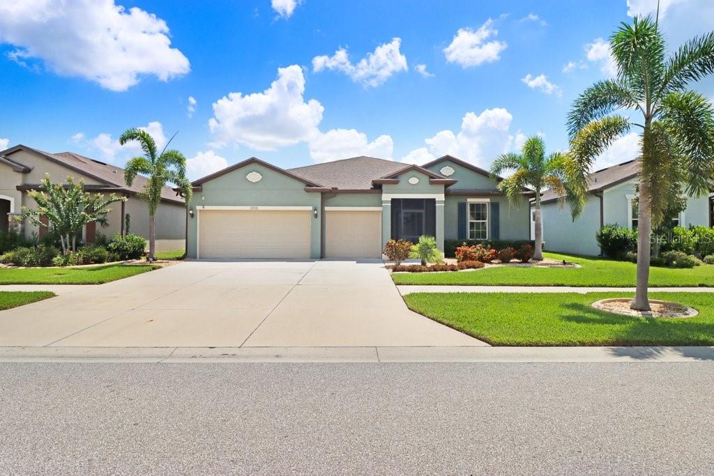 Your South Fork Pool Home Awaits! Nestled in the desirable South Fork community of Riverview, Florida, this one-level, ranch-style home offers a comfortable blend of modern living and Florida charm. Featuring approximately 2,484 square feet of living space, this pool home is ready for you to view.

Step inside to discover an inviting, open-concept layout ideal for both everyday living and entertaining. Seamlessly connected is the formal dining room, perfectly positioned just before the kitchen. The heart of the home is the kitchen, showcasing granite countertops with a tiled backsplash, a center island, a cozy dining nook, custom cabinetry with convenient cabinet organizers, and a spacious walk-in pantry. The adjacent gathering area flows seamlessly onto a covered lanai, overlooking a custom-designed, enclosed pool that backs onto a nature preserve, ensuring privacy.  

This home boasts four bedrooms, a dedicated home office, two full bathrooms, and a dedicated laundry room equipped with a full-sized washer and dryer. Enjoy energy-efficient features, including solar panels, that may help reduce monthly energy expenses, while a three-car garage provides parking and storage space.

South Fork provides community amenities, including a pool, playground, basketball court, and dog parks. This prime location is situated minutes from I-75, shopping, dining, and entertainment options. St. Joseph's Hospital and numerous medical offices are also nearby. Don't miss out- schedule your private tour today!