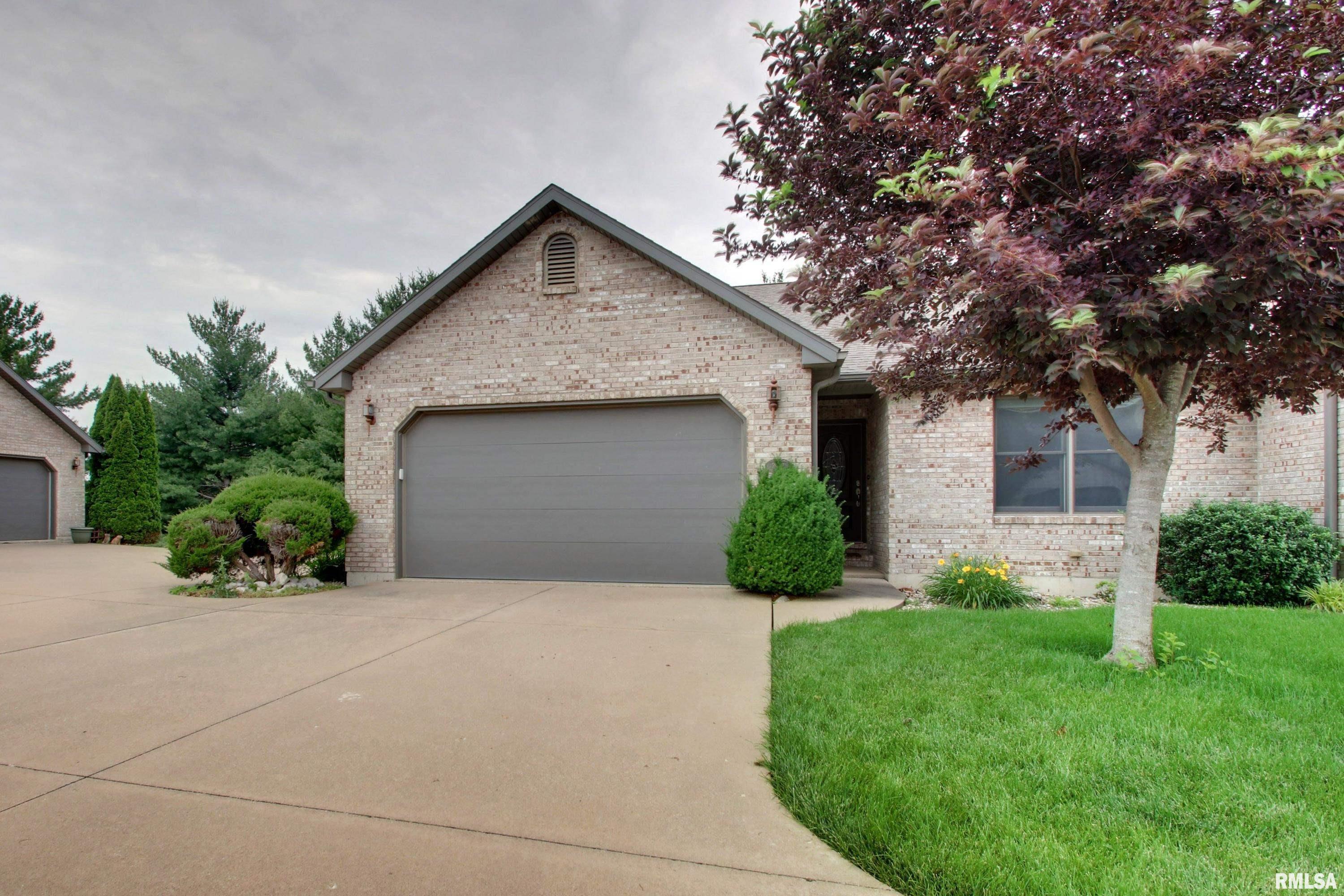 Don't miss your opportunity to see this rare Abbey Ridge Court end unit with a walk out basement.  This home has been impeccably maintained and has beautiful high end finishes including granite countertops, custom wood kitchen cabinets and hardwood flooring.  The kitchen is large with a great work triangle and space for a kitchen table.  The large living room space could be used as a gathering space or as a dual purpose space with plenty of room for a dining room set in addition to a sofa.  The beautiful gas fireplace is faced with granite that matches the kitchen cabinets.  The primary bedroom has a walk in shower, double vanity and large walk in closet. The walk-out basement has an additional bedroom and full bath plus a large living space.  There is also a huge unfinished area for storage.  There is a composite deck off the kitchen (with access off the primary bedroom) that would be the perfect place to enjoy a cup of coffee in the morning.  Call to schedule your showing today and see this beautiful home for yourself!