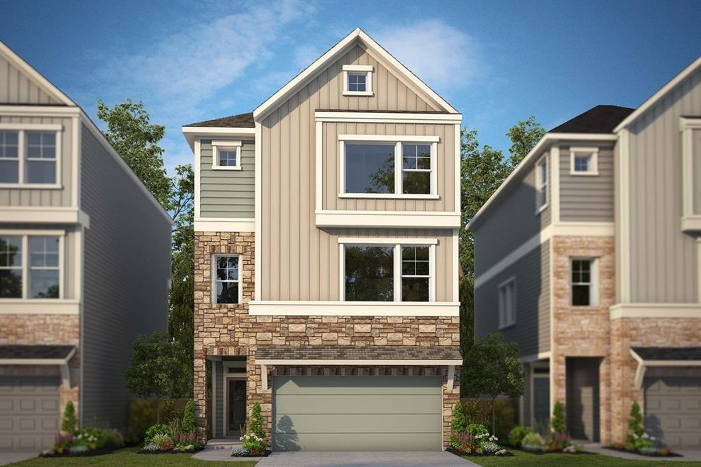 Experience luxurious living in this beautifully designed three-story villa in Trails at Waterside, featuring three spacious bedrooms and abundant natural light throughout. The second floor offers an inviting open layout with stylish finishes and a family room that opens to a private balcony—perfect for relaxing or entertaining. On the third floor, the Owner’s Retreat provides a peaceful escape with a spa-inspired bath that includes a soothing soaking tub, ideal for unwinding at the end of the day. Blending urban sophistication with the tranquility of nature, this thoughtfully crafted villa offers the perfect balance of comfort, style, and modern convenience. Call or chat with the David Weekley Homes at Trails at Waterside Team to tour of this new home for sale in Fort Worth, TX.