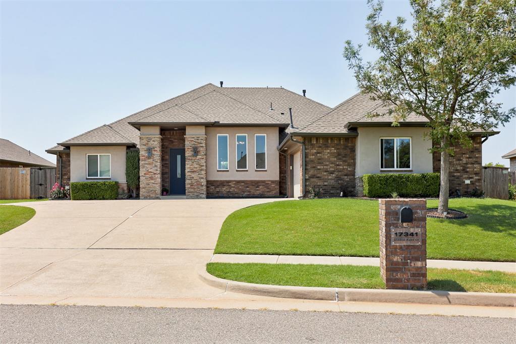 Welcome to this beautiful & well maintained custom modern Retreat!
From the moment you arrive, this stunning custom home impresses with its modern curb appeal, expanded driveway, and beautifully manicured landscaping. Step inside to be greeted by luxury at every turn—gorgeous flooring, sleek modern finishes, and a spacious layout designed for both comfort and entertaining.
The living area features soaring floor-to-ceiling windows, a custom-built media wall, and a stylish fireplace that serves as a true centerpiece. The kitchen is a chef’s dream, boasting a massive island with bar seating, built-in beverage cooler, and a huge walk-in pantry—perfect for hosting gatherings and everyday living.
A unique upstairs loft adds a downtown city vibe with exposed brick walls and open rafters—ideal as a second living area, formal dining, or flex space.
The primary suite is a true escape, featuring an exposed brick accent wall, recessed ceiling with ambient lighting, and custom electric blinds. The ensuite bath is pure luxury, offering dual vanities, a soaker tub, an oversized walk-in tiled shower, and a massive walk-in closet.
On the opposite wing, you’ll find two generously sized bedrooms with large closets, and a dedicated theater room that takes movie nights to the next level—complete with a built-in Murphy bed for added function and flexibility.
Out back, enjoy your own private retreat with lush greenery and no rear neighbors, thanks to the peaceful greenbelt. Recent upgrades include a brand-new roof and gutters (2025), new concrete on the east side, and soffit lighting wrapping the entire home—enhancing both curb appeal and nighttime ambiance.
This home is packed with thoughtful extras and high-end upgrades throughout. Don’t miss your chance to make it yours—schedule your private showing today!