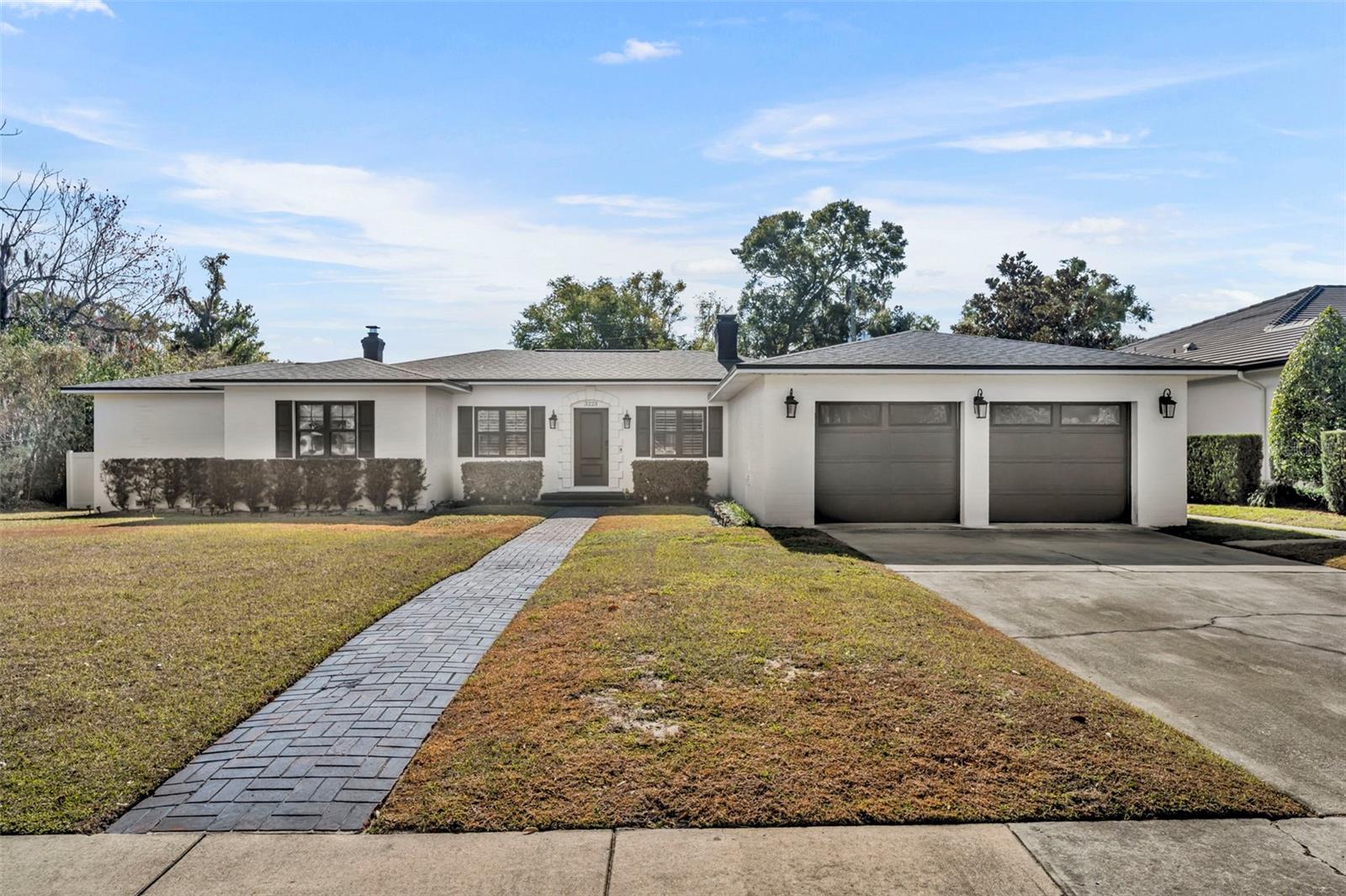 A Great Opportunity for Home or Land in the  sought after and well established, Beverly Shores neighborhood between Orlando and Winter Park. Wonderful 3 bedroom 2 and 1/2 bath fully renovated home. Beautiful custom kitchen with Thermador appliances with custom cabinetry. Living room & keeping room focal is a Dual  fireplace  that uses LP Gas or  Wood burning  your  choice.  This spacious property is a blank canvas for your in-town oasis. A little vision could include a pool, hardscape and landscape design. Step into the epitome of luxury and comfort in the primary bedroom suite, where every detail has been thoughtfully curated for a serene and sophisticated retreat. The true highlight of this suite is the stunning ensuite bathroom, designed with indulgence and relaxation in mind. The centerpiece of the bathroom is a beautiful freestanding soaking tub, perfectly positioned to offer a peaceful escape at the end of a long day. The wet room design seamlessly integrates the tub with an oversized walk-in shower, complete with multiple showerheads and luxurious fixtures, creating a spa-like experience in the comfort of your own home. 32803 convenient location  - in a move-in ready home. Please call Rick for a private showing and more detailed information!