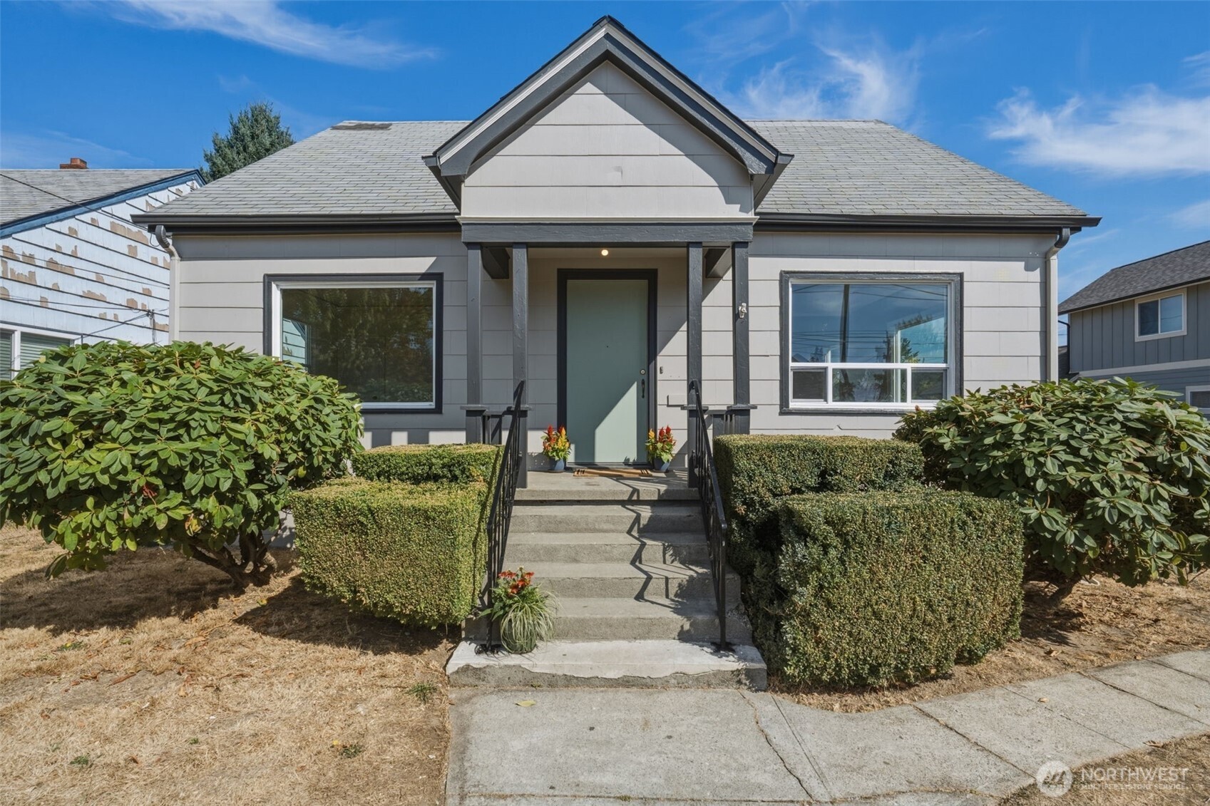 Calling all HGTV Design Inspired Buyers and Investors. This 3 Bed, 1 Bath, 1941 Tacoma Craftsman has gotten a Facelift while still keeping its 1940's Charm. A Fully Repainted 1,304 Sqft Interior means the Coved Ceilings, Arched Doorway, Beautiful Wooden Trim and Well Kept Wooden Kitchen Cabinets with Original Hardware are Highlighted Properly. Not to mention the Seamless Vinyl Plank Flooring throughout the Entire Main Level with New Carpet in the Loft and Upstairs Bedroom. Other Highlights include New Bathroom Vanity and Faucet, along with Forced Air Heating and Air Conditioning to keep you comfortable year round. This Classic Home is Move-In-Ready but there is still room to Stylize it and Make it Your Own! Outside, you'll find a Full Exterior Repaint on the House, Covered Patio, and the Detached 2-Car Garage- which also has a New Metal Garage Door and Classic Functioning Sliding Doors to the Alley. With a fully fenced 9000 Sqft Lot- there are so many possibilities! Whether you want to build a DADU, Shop, or an Urban Garden, this Level Lot with a Rolling Gate from the Alley gives you Ample Choices to Build Equity or Create Your Personal Sanctuary. Options Mean Opportunity! Preferred Lender is offering up to 1% Lender Credit to qualified buyers to make this dream come true. We've made her Pretty again, now You can come Finish and Enhance the Charm and Beauty of this Classic Craftsman Home.