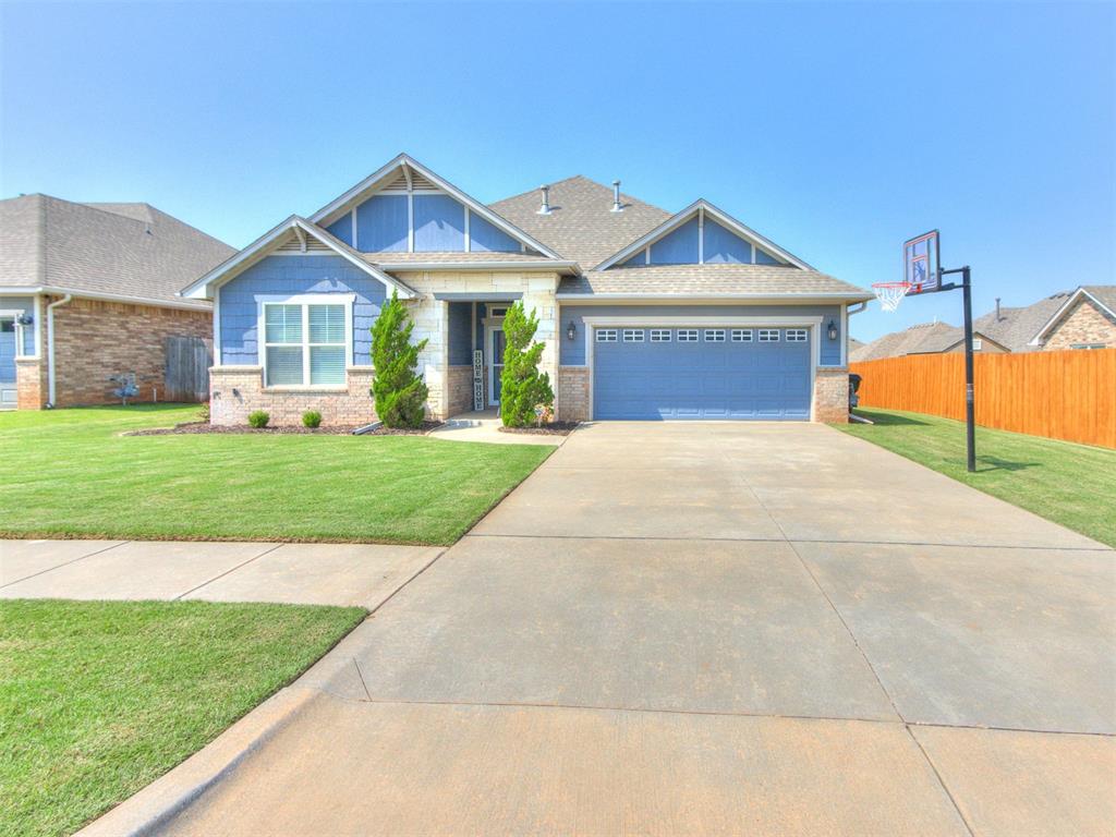 3.625% ASSUMABLE LOAN!! Welcome to this stunning 4 bed/3 bath home with 2,841 sq ft of thoughtfully designed living space in one of the area's most desirable communities. With an open-concept and timeless finishes, this home is sure to inspire. 
Inside you'll be greeted by a spacious living area filled with natural light and anchored by the cozy fireplace- the perfect spot for family and friends to gather. The kitchen features granite countertops, a generous breakfast bar, and beautiful appliances that effortlessly combine style and function. The primary suite is a retreat of its own, complete with a lush ensuite bath showcasing a double vanity, soaking tub, and walk-in shower. From the bath, you will enjoy direct access to your walk-in closet, which is adjacent to the laundry room for everyday ease. Two additional bedrooms and 2nd bath are located on the main floor.
Upstairs, a spacious Bonus room provides endless options-it can serve as a secondary living room, game room, or office. This level includes a 4th bedroom and a 3rd bath.
This immaculate home also includes an in-ground storm shelter, sprinkler and security system.
Outdoor living is just as inviting with a covered back porch that includes remote-controlled retractable screens, allowing you to enjoy the space year round. 
Located in Sonoma Lakes, where neighbors become friends and seasons are filled with community traditions. Residents gather for the annual 4th of July parade, the festive Halloween celebrations and more, creating memories to last a lifetime. Outdoor enthusiasts can take advantage of the fishing pond, playground or walking trails. This is more than a neighborhood-it's a community where you'll feel right at home, a place where connections are built and laughter is shared. 
Conveniently located off of Sunnylane Rd, making commutes to Tinker AFB, Rose State, and anywhere in OKC or Norman easily accessible. 
Schedule your showing today and Make this exceptional property your next home!