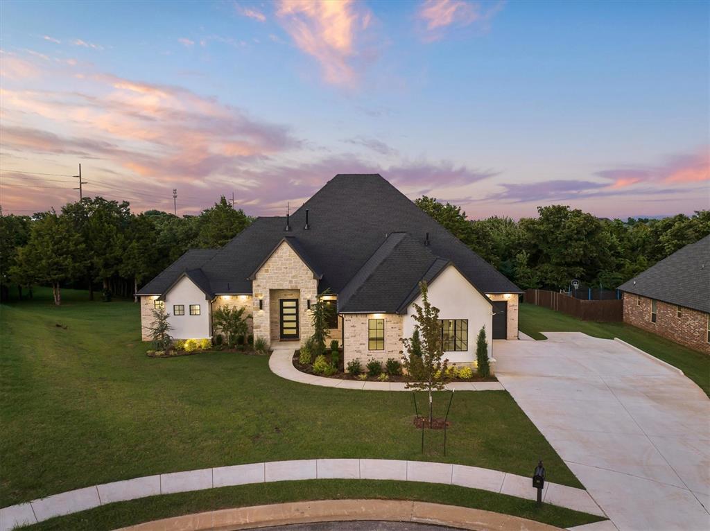 This property provides everything one could want out of modern luxury living: tranquil surroundings enhanced by stunning views of community pond plus thoughtful design elements that combine comfort and convenience that will exceed even your highest expectations! The spacious floor plan and outdoor living spaces are perfect for entertaining guests. . As you enter, you are greeted by a magnificent grand entry that sets the tone for the entire home. The soaring ceilings create an expansive feel, allowing natural light to flood the open living area, which seamlessly connects to the dining space and gourmet kitchen. The chef’s kitchen is a culinary masterpiece, featuring beautiful quartz countertops, high-end appliances, and custom cabinetry. Immaculate trim details and abundant design accents throughout the home provide a warm, inviting atmosphere. The open kitchen is the perfect gathering spot for family and friends with its large center island, walk-in pantry, and the adjacent sunlit dining area. The primary suite is secluded to one side of the home. Retreat to the luxurious primary suite, which boasts a spacious layout, an attached spa-like bath with a soaking tub and separate shower, and a generous walk-in closet. Each additional bedroom is generously sized. Downstairs secondary bedrooms are joined by a shared bathroom with separate vanities. 4th bedroom and bonus room are located upstairs. Showcasing exceptional craftsmanship and design. The backyard is perfect for hosting barbecues, playing with family, or enjoying quiet evenings under the stars. Meticulous attention to detail. Whether you’re hosting guests in the open-concept kitchen and living areas, enjoying a meal in the dedicated dining room, relaxing in the upstairs bonus spaces, or unwinding on the back patio, every detail has been thoughtfully crafted to blend style and functionality. Where timeless elegance meets modern convenience – this classic Twin Bridges home is truly one of a kind. Welcome Home!