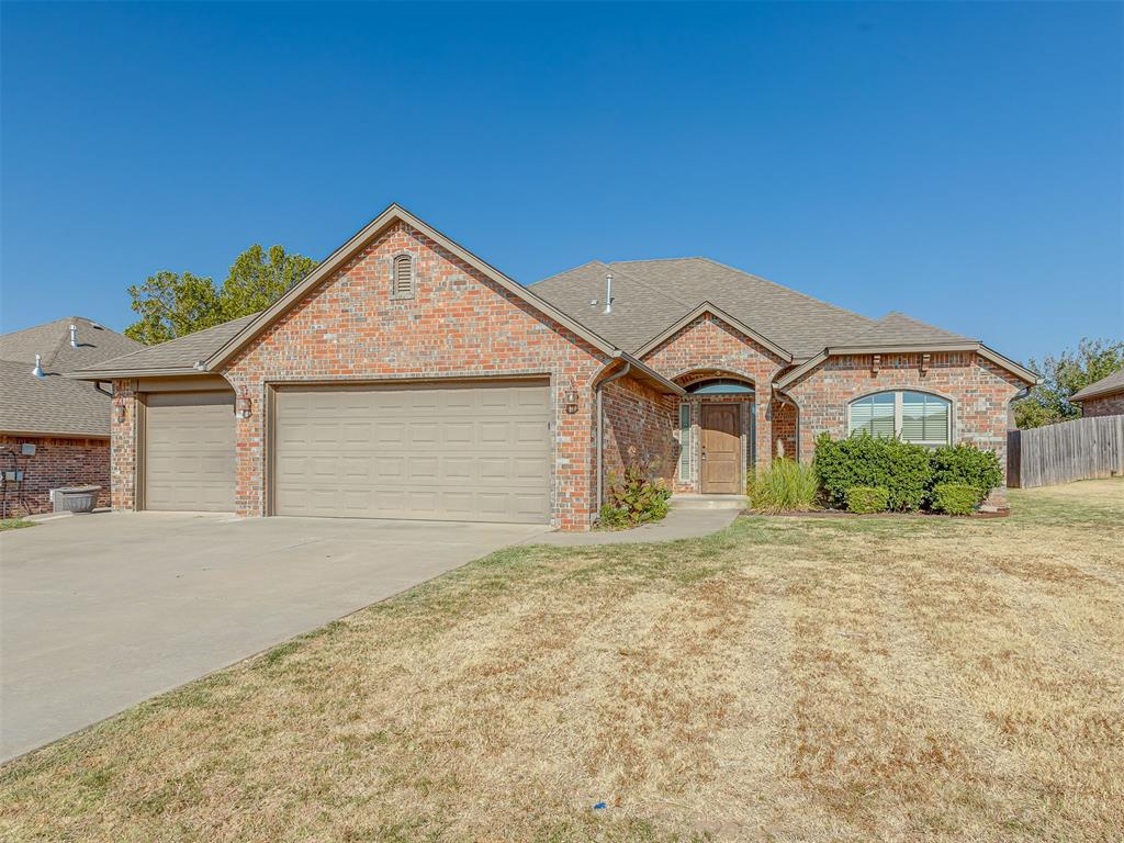 Beautifully updated 4-bedroom, 2-bath home offering comfort, functionality, and desirable amenities throughout. The spacious kitchen features granite countertops, built-in microwave, dishwasher, and disposal, with easy access to the adjoining living area highlighted by a cozy fireplace. Additional features include central air conditioning, an alarm system, cable-ready connections, and an attached garage.Step outside to enjoy the covered patio, perfect for relaxing or entertaining. A storm shelter provides added peace of mind during Oklahoma weather. Conveniently located in Moore with easy access to shopping, dining, schools, and major highways.