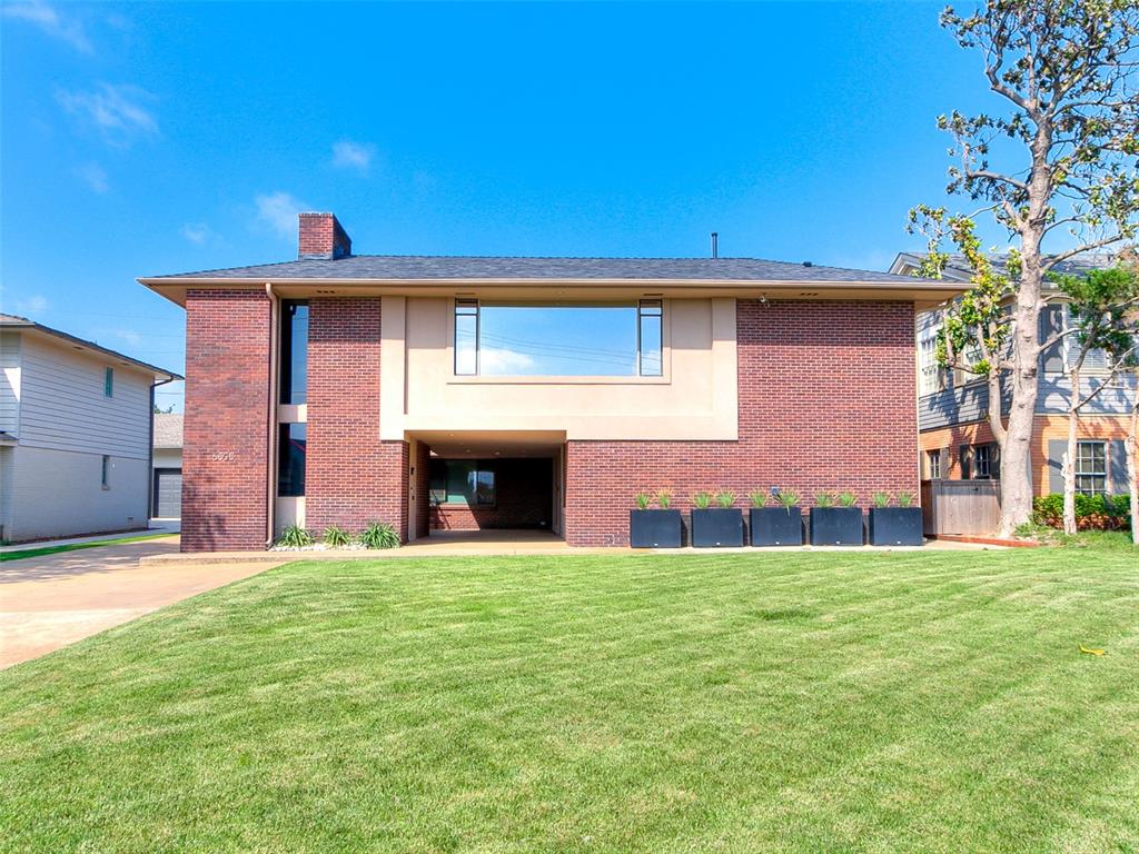 Nichols Hills lower-level duplex on Avondale Dr. This 2 bed, 2 bath home presents many high-end upgrades for the discerning tenant. The kitchen provides a Sub-Zero built in refrigerator with ice, 5 burner gas cooktop, glass tile backsplash and 3cm granite counters. Double drawer dishwasher, customizable cabinet shelving, pull out drawers, double oven, microwave, 2 lazy Susan under counter cabinets, spice drawer and washer/dryer niche. The dining and living areas have motorized shades, generously sized picture windows overlooking the shared covered patio and pergola. Original oak wood flooring throughout the home with tiled kitchen and baths. Both bedrooms have on-suite baths and walk-in closets with louvered pocket doors. Whole home generator, 2 car garage, and yard maintenance included. This 1950s restored duplex is located just a block north of Nichols Hills Plaza; Trader Joe’s, The Hutch restaurant, upscale shops and restaurants. Nichols Hills is one of Oklahoma’s most exclusive cities within Oklahoma City. It has over 31 landscaped parks, its own fire service, police force, government and municipal court. Located just 18 mins to Will Rogers International Airport and 12 mins from downtown OKC.