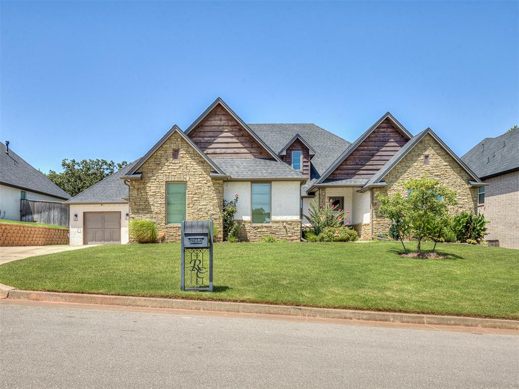 This  ONE LEVEL, with tons of upgrades you won’t find even in new construction. This home is in perfect condition.  The home's lay-out is perfect for a multi-gen.   Lovely quite neighborhood with  awesome curb appeal  to welcome your guests.  Sprinkler system, mature landscaping,  Beautiful dry stack rock inside and out.  Enter into the breath taking beauty of this home and you will feel the love this seller has put into it.  &#190; Solid Oak wood flooring, Huge Kitchen w/SS appliances, Oversized Gas Range,  Painted woodwork, pull out drawers throughout and tons of storage.  Coffee Bar, Large Pantry all there for your convenience while entertaining.  The Living Room looks out to the beautifully landscaped and oversized back yard on the greenbelt.  Wrought Iron fence with extra landscaping makes having morning coffee even more enjoyable, not to mention, from time to time, you will get a visit for a deer or two.  Living room with exceptional fireplace, overlooks the back yard.  A coffee bar, butler's pantry are well placed and make entertaining easy.  4 Large Bedrooms - Owners suite with large walk-in closet, beautiful tub and a walk-in shower that is HUGE. Remaining bedrooms are oversized all with upgraded ceiling fans, and lighting.  Sellers are currently using one of the bedrooms as an office.  Some upgrades include blinds in all bedrooms, shutter in the dining, designer drapery in living, Float walls and wallpaper in the guest bath and dining, All cabinets in kitchen and pantry with pull-outs, New light fixtures in dining and entry, Waterless H20, sprinkler system, security system, wrought iron fencing, Patio extension, extensive landscaping, ceiling fans in all bedrooms and so much more.  This home would work well with a multi generational family.   Close to schools and I-35.  WELCOME HOME.