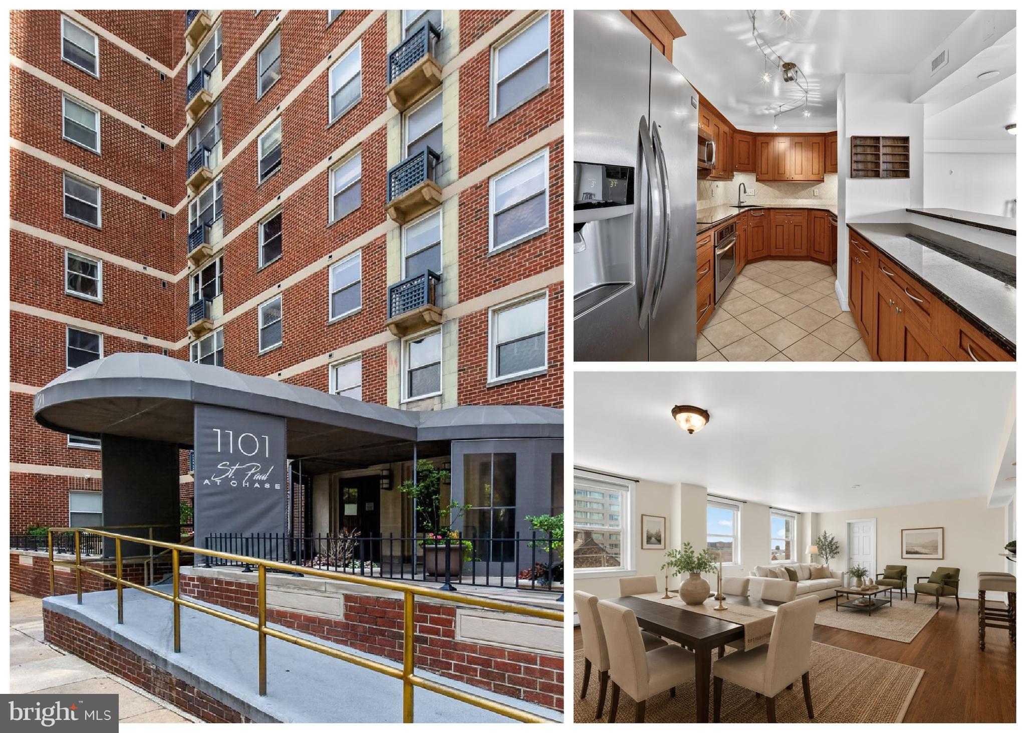 Welcome to 1101 Saint Paul Street #412, a spacious 2-bedroom, 2-bath condominium offering over 1,300 square feet of living space on the northern edge of Baltimore's historic Mount Vernon neighborhood.Inside, hardwood flooring flows throughout the main living areas, and the open floor plan offers plenty of space for both living and dining. The kitchen features granite countertops, stainless steel appliances, a newer dishwasher, and a newer garbage disposal.The spacious primary suite offers a large walk-in closet with custom built-in organizers and a private bathroom with a jetted tub. The second bedroom also features a custom closet system, while the full hallway bathroom offers a walk-in shower.Additional features include a smart thermostat, washer and dryer hookup within the unit, and a new hot water heater installed in 2025.The professionally managed building offers plenty of added convenience right at home, including an on-site pizzeria/takeout option and convenience store. Parking options include on-street parking or the ability to rent a garage space within the building, and valet parking is also available for guests.As wonderful as the condo is, the surrounding area has just as much to offer! Enjoy easy access to everything Mount Vernon and downtown Baltimore have to offer, including The Walters Art Museum, Meyerhoff Symphony Hall, Penn Station, restaurants, coffee shops, and neighborhood favorites. The Belvedere and The Owl Bar are located just half a block away, and easy access to I-83 makes commuting throughout Baltimore and beyond a breeze.Don't miss your chance to make this condo your own. Schedule your tour today!