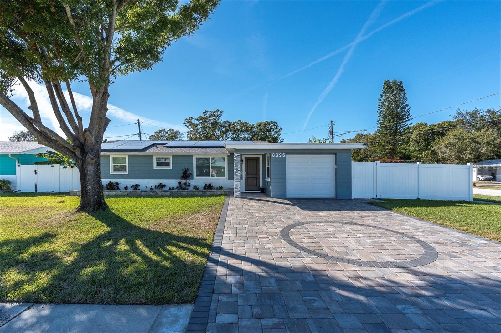 Impeccably Maintained and Fully Updated 3-Bedroom Home!

Move right in—this beautifully maintained 3-bedroom, 1-bath home needs nothing but you! Every major system and feature has been updated for your peace of mind.

Recent Updates:

Roof (12/2022)

Hurricane impact windows (2022)

Impact sliding patio door (2022)

Front door (2024)

Vinyl privacy fence (2022)

A/C system (2022)

Patio deck (2023)

Paver driveway (2021)

Updated bathroom (2023)

Water heater (~5 years old)

Electrical panel (3 years old)

Updated kitchen

This spotless corner-lot home features an above-ground pool, zero-maintenance artificial turf, and two storage sheds. Enjoy worry-free living with all the updates already done for you.

Solar panels installed in 2023 come with a fixed, assumable loan that locks in your power bill at $260 per month—an incredible value!

You won’t find another home as well cared for as this one. Schedule your showing today to see this truly move-in-ready property!