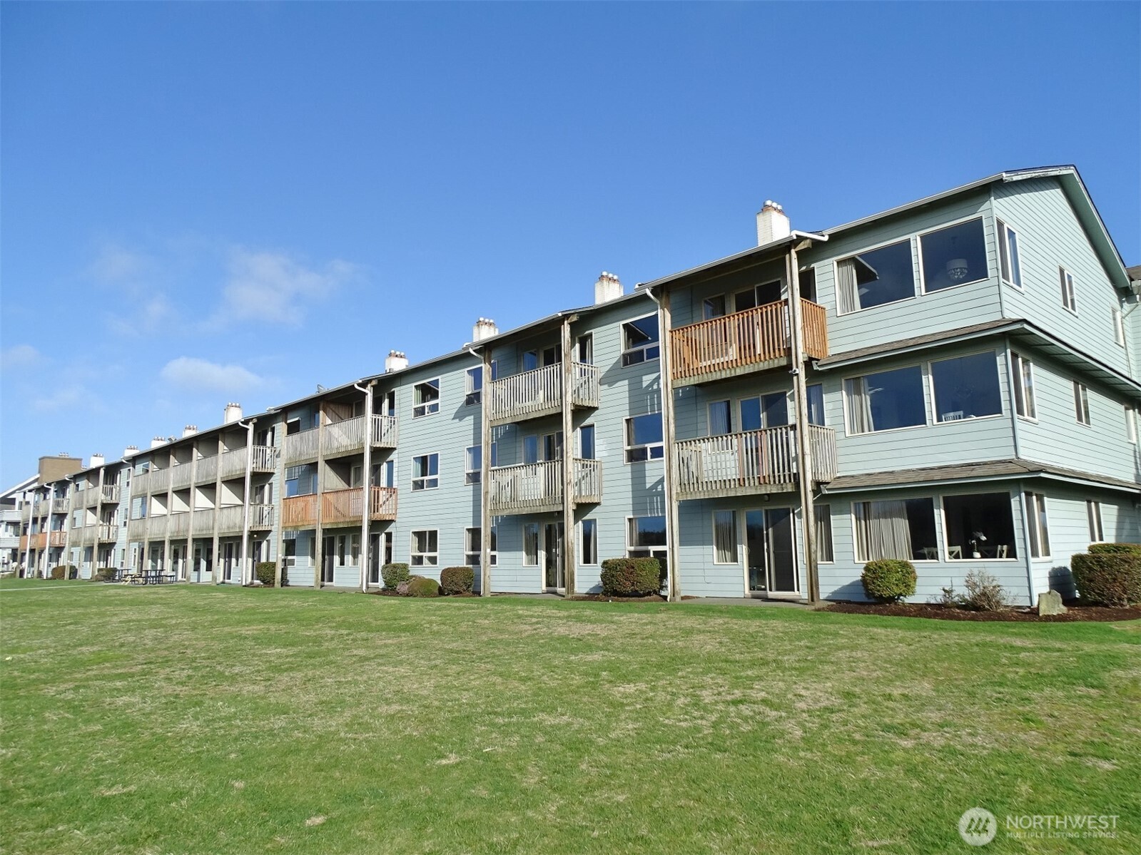 TOP FLOOR OCEAN/DUNES Front/View HOTEL Condo! Located on the 3rd-floor #303 in the Canterbury Inn in downtown Ocean Shores. Relax in this light & bright Condo, beautifully Fully-Furnished, 1 BD, 1 BA, 672sf. Comfortable Living Room w/ Propane Fireplace & Private Deck overlooking the Dunes and Ocean. Fully-equipped Kitchen w/ Eating Bar, SS appliances, dishes, etc. Bedroom w/ Ocean views & 2 queen beds. Ran as a Hotel, so NO HOA Dues. Owners can stay up to 2 WEEKS/YEAR + up to 4-6 additional days. Service Fee=$20/night-stayed. The Canterbury Inn offers a heated indoor pool, hot tub, exercise room, social room, outdoor dog area, backyard lawn area & patio, and a 24-hr front desk. (Property backs the Dunes Area; Ocean lies beyond the Dunes.)