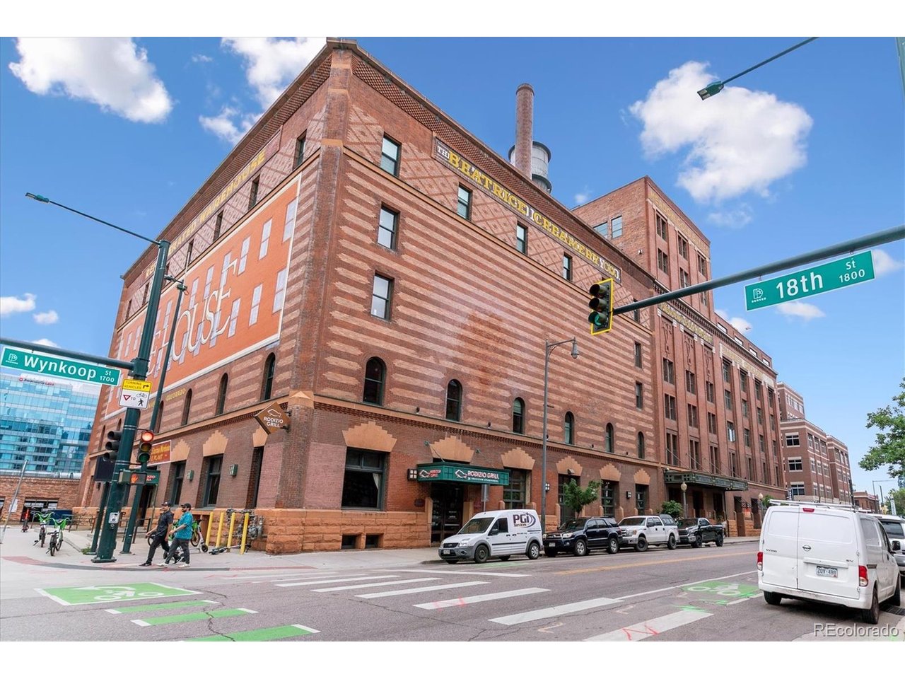This spacious loft in Denver's historic Ice House puts you right in the heart of LoDo, just steps from McGregor Square, Coors Field, Union Station, Larimer Square, light rail, restaurants, bars and nightlife. Whether you're catching a Rockies game, meeting friends for dinner, or heading across town, so much of downtown Denver is right outside your door!Built in the early 1900s and listed on the National Register of Historic Places, the Ice House is known for its original architecture and history. Inside, exposed brick walls, high concrete ceilings, natural wood floors and large arched windows give the loft a look and feel you simply don't find in newer buildings. The oversized windows bring in plenty of natural light and add to the open feel of the space.The open floor plan provides a good-sized living area with plenty of options for arranging your furniture. The kitchen features stainless steel appliances, generous cabinet and counter space, and more storage than you might expect in a downtown loft.The private bedroom has two closets and its own full bathroom with a soaking tub. BONUS: A separate half bath is available for guests. The unit also includes a washer and dryer, so there's no need for shared laundry.A deeded parking space in the secure, access-controlled garage and a private storage locker are included. Building amenities include a fitness center and an updated rooftop deck with gas grills, seating areas and wide city views.Be sure to compare this property to other downtown lofts and recent sales. Owner-carry financing may be considered with acceptable terms.