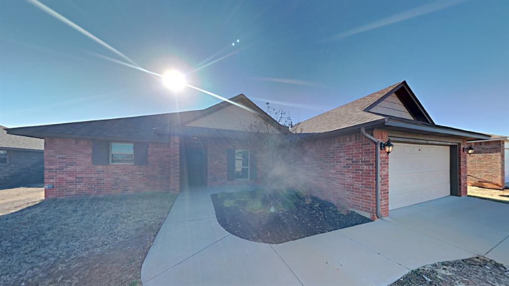 Welcome to this beautiful 4 bedroom, 2 bathroom home located in the Mustang School District. This home, offers a range of amenities that are sure to enhance your living experience. Step into the kitchen and be greeted by sleek stainless steel appliances, perfect for all your culinary adventures. The granite countertops and kitchen island provide ample space for meal preparation and entertaining guests. After a long day, unwind in the garden tub, offering a tranquil oasis within the comfort of your own home. The covered back patio is ideal for enjoying the outdoors, whether it's sipping your morning coffee or hosting a barbecue with friends and family. The large walk-in primary closet ensures plenty of storage space for all your belongings. The duel vanity in the bathroom adds a touch of luxury and convenience. During colder months, cozy up by the gas fireplace, creating a warm and inviting atmosphere. This home is thoughtfully designed to provide both comfort and style. Contact us today to schedule a tour and experience the charm of this Mustang gem. Pets case by case.

Tenant is responsible for refrigerator, washer and dryer.
Gas range, dishwasher and microwave are included.

All Camber Property Management & Leasing residents are enrolled in the Resident Benefits Package (RBP) for $45.00/month which includes renters' insurance, credit building to help boost your credit score with timely rent payments, $1M Identity Protection, HVAC air filter delivery (for applicable properties), our best-in-class resident rewards program, and much more! More details upon application.