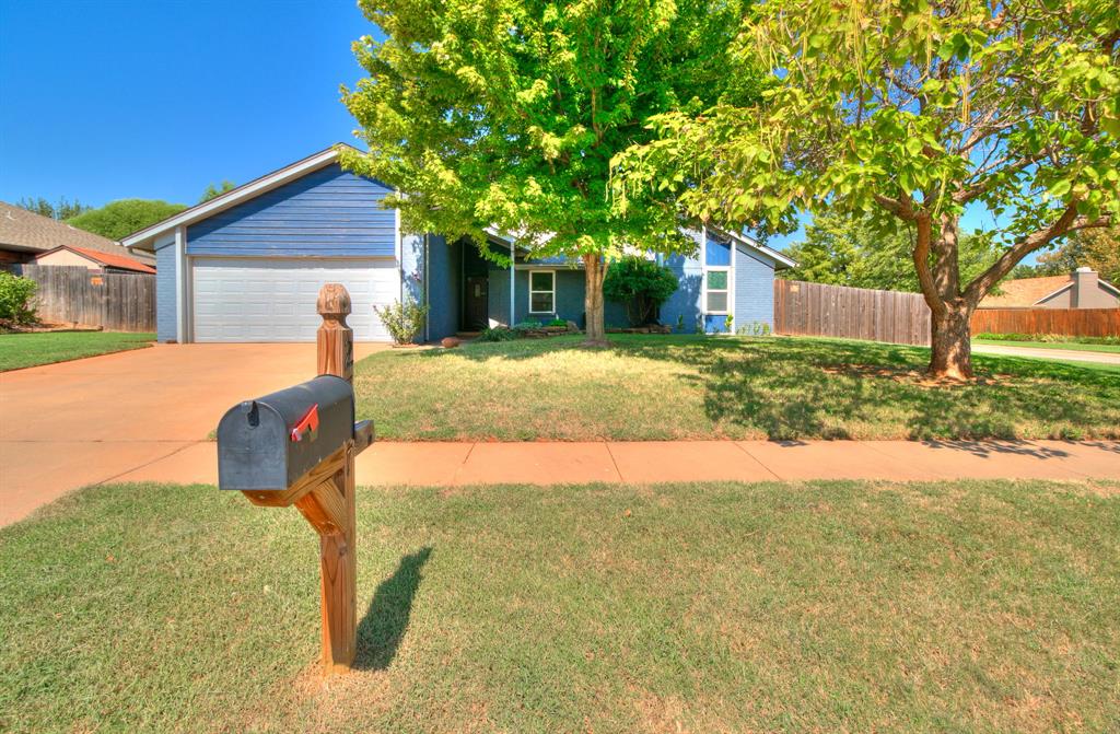 This charming 3 bed, 2 bath home is conveniently located in the heart of Edmond! Spacious rooms and TONS of updates! Living area boasts laminate wood flooring, fireplace w/built-in bookshelves and back patio access! Kitchen/Dining is open to each other with new flooring and paint! Three generously sized bedrooms & 2 full baths provides plenty of living space for your family! Large, fenced backyard and covered patio creates great outdoor space as well! Storm Cellar is located in garage floor. UPDATES INCLUDE:  (2025) Brand new flooring in living areas, New paint in Kitchen/Dining,  (2024) Hot Water Heater, (2022) New Furnace and AC (Coils & Compressor), Ducts & Air Intake Cleaned/Repaired/Sealed, (2022) Mold Check, (2021) Attic Insulation, (2018) Exterior Painted, (2016) New Roof, (2014) All New Windows w/Lifetime, Transferrable Warranty! Take a look at this one quickly - it won't last long!