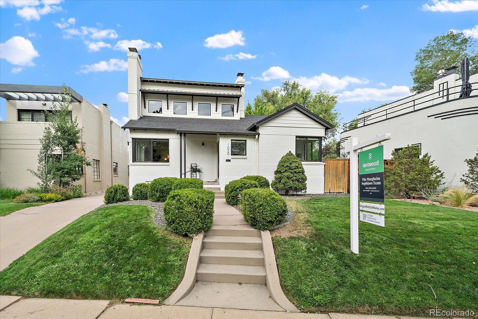 Completely remodeled and perfectly positioned in one of Denver’s most coveted neighborhoods, this exceptional Bonnie Brae home offers the ideal blend of timeless character, modern luxury, and an unbeatable walkable lifestyle.Step inside to an inviting open-concept floor plan featuring soaring vaulted ceilings, beautiful natural hardwood floors, and a cozy wood-burning fireplace. Sunlight fills the stunning chef’s kitchen with white shaker cabinetry, striking Cappuccino Blanco quartz countertops with a waterfall island, stainless steel appliances including a gas cooktop, breakfast bar, and dining nook.The thoughtfully designed layout offers two main-level bedrooms and a beautifully updated full bath—perfect for guests, a home office, or growing families. Upstairs, the private primary retreat features its own balcony overlooking the lush backyard, a spa-inspired ensuite with dual vanities and designer stone shower, and an oversized walk-in closet with custom built-ins.The finished lower level expands the living space with a spacious family room, an additional bedroom with its own fireplace, a beautifully appointed bath with a walk-in tiled shower, and a generous laundry room with utility sink and abundant storage.Outside, the professionally landscaped backyard offers a private oasis with mature gardens and a covered patio with ceiling fans—perfect for entertaining or relaxing on Colorado evenings. Extensive updates include newer HVAC, electrical, plumbing, windows, new carpet, new interior paint, and 2 new 55” TV’s. A detached two-car garage and extended driveway provide ample parking.The location is simply unmatched. Walk to Bonnie Brae Ice Cream, Whole Foods, Devil’s Food Bakery, Homegrown Tap & Dough, Perdida, Washington Park Social, Agave Taco Bar, and South Gaylord’s renowned shops, with Washington Park and Cherry Creek just minutes away.Bonnie Brae living at its finest—where classic neighborhood charm meets sophisticated modern design.