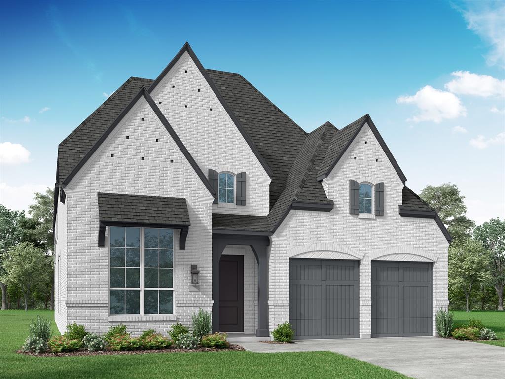 Experience luxury living in this expertly designed Highland Homes new construction with a September move-in in highly-sought-after Star Trail. This exceptional two-story home offers 5 bedrooms, 5 full baths, 2 powder baths, and a 3-car garage, providing impressive space for both everyday living and entertaining. The open concept layout features a first-floor entertainment room just off the kitchen, a spacious game room upstairs, and expanded secondary bedrooms for added comfort. The chef-inspired kitchen flows seamlessly into the family and dining areas, while expansive sliding glass doors open to the extended outdoor living area for effortless indoor-outdoor living. The extended first-floor primary suite offers a private retreat with a spa-inspired bath featuring a freestanding tub, luxurious finishes, and an oversized walk-in closet. Bedroom 2 features a stunning marble pan shower in lieu of a tub, adding an elevated designer touch. Professionally curated with a timeless neutral palette and upgraded finishes throughout, this home blends elegance, functionality, and modern design. Built by award-winning Highland Homes, recognized as People's Choice Best Homebuilder and Best Luxury Homebuilder, this home is backed by a comprehensive builder warranty for added peace of mind. Star Trail residents enjoy resort style pools, tennis and pickleball courts, miles of trails, and the highly-desirable Prosper ISD with convenient access to the Dallas North Tollway and US 380.