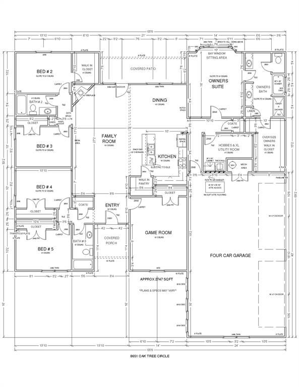 Room to Roam, Space to Play, and Perks to Spare! This 5-bedroom, 3-bathroom dream home is packed with features and ready to impress! Step inside to find a spacious family room with a cozy wood-burning fireplace, a flex/game room perfect for movie nights or hobbies, and a large utility room to keep life organized. Bonus: Seller is offering $5,000 in concessions – use it toward closing costs, upgrades, or a rate buy-down! The kitchen shines with granite countertops, stainless steel appliances, and plenty of space for entertaining. Enjoy your morning coffee on the covered front porch and unwind in the evening on the covered back patio – perfect for Oklahoma sunsets! Car lovers and hobbyists will love the 4-car attached garage AND the 30x40 shop, complete with a concrete pad, one overhead door, walk-thru door, and moisture barrier insulation – bring your toys, tools, and dreams! Equipped with a private well and aerobic septic system, this property offers both independence and peace of mind. Don't miss your chance to own this fun, functional, and flexible home – come see it today!