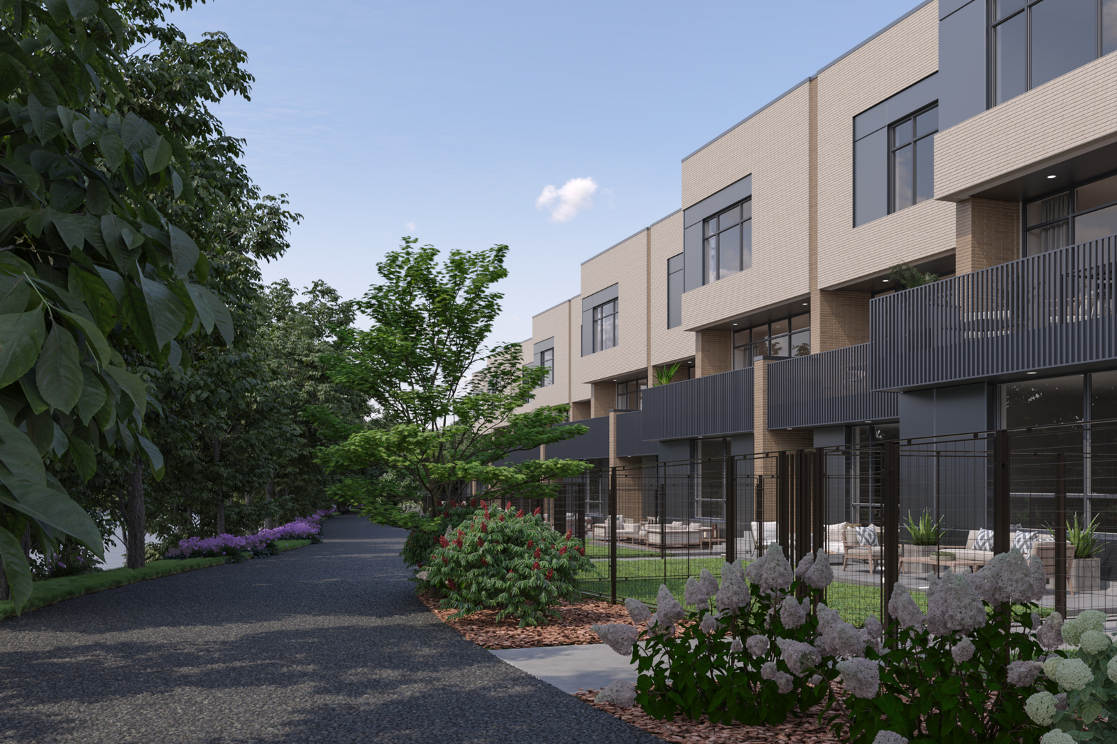 Introducing Residence 22-C at RiverWard - a stunning property set within a collection of 35 new construction, extra-wide row homes tucked along the north branch of the Chicago River. Perfectly situated in an idyllic location and with access to Southport, Roscoe Village, and the expressway, this exclusive cul-de-sac community will deliver contemporary new construction row homes never before available in the neighborhood. Residence 22-C is unlike anything else you've seen! This private endcap home boasts an unparalleled location on the north bank of the Chicago River, delivering over 4400 SF of indoor and outdoor living space plus 530 SF private fenced yard. Designed by acclaimed-developer ZSD in conjunction with Sullivan, Goulette & Wilson, the EXTRA-WIDE (22 FEET!) home boasts sophisticated and functional design for today's single-family homebuyer. Spanning four levels of living, this 4-bedroom (with optional 5th bedroom) residence delivers a family room, loft office with INCREDIBLE skyline views, private rooftop, and two car garage parking. Three suites are on the same, upper level with the 4th and optional 5th bedrooms to the first level. At the heart of this home is a spacious, contemporary kitchen, with immense cabinet count and integrated appliances from Sub-Zero, Wolf, and Bosch, designed to cater to both the casual cook and the culinary enthusiast. The massive quartz waterfall peninsula and full-height cabinetry throughout provides the desired function and storage expected from a single-family home. This home includes an open-concept living and dining room and a private 200 SF walkout terrace complete with gas, water, and electric. A separate Powder Room and oversize Family Room finish off the large main level. The impressive, extra-wide Primary Suite is designed as a personal retreat with large bedroom, dressing room, and "wet room" bathroom with European glass shower, standalone tub, skylight, and double vanity with quartz countertop. Traversing to the rooftop unveils a private loft office and 300 SF private rooftop terrace with skyline views. Two side-by-side garage parking spaces ensure you have all the comforts of a single-family home without any of the maintenance. In-district for Jahn Elementary.