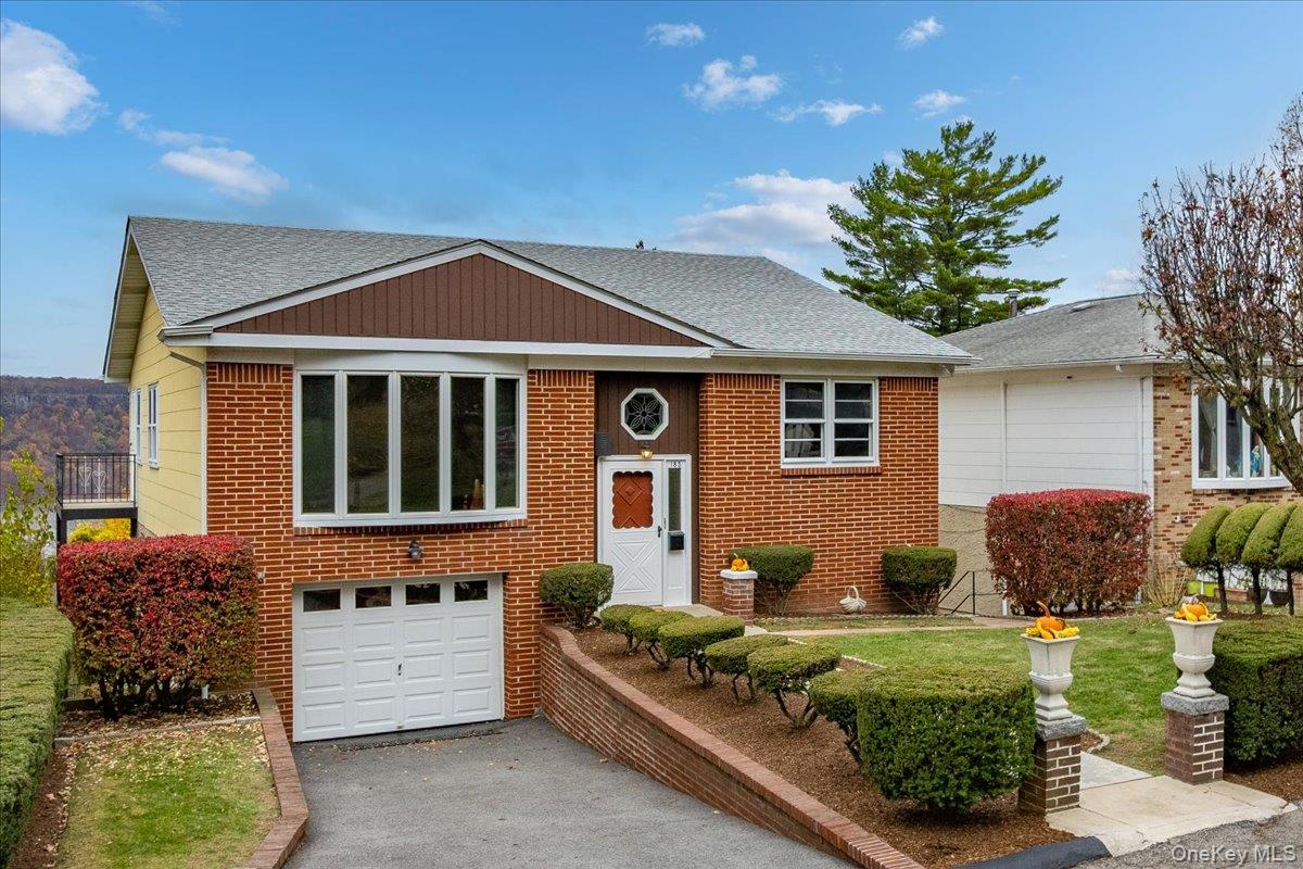 Have you ever paused for a moment at a place where there is an extraordinary view of the Hudson River? Every moment of the day brings its special beauty: dazzling sunshine on the Palisades to the west in the morning, midday light playing on the waves below in the river, blazing sunsets in the western sky, nighttime lights beckoning from NYC! This is the amazing setting that 183 Hudson Terrace offers.  The property sits among a variety of homes, with two recently selling for $1.4M & $1.45M on the same street in Northwest Yonkers. It is close to Metro North trains and just minutes from highway connections. The house has been refreshed with new paint and polished floors. The long time owner has carefully maintained the property over decades of ownership. As an added incentive, a tax grievance has been initiated with the assessor (Currently, the property is assessed at $1.2M). Substantial savings are expected. Houses of this quality set in a prime location don’t often come to market. Don’t miss this chance; make an appointment to visit today