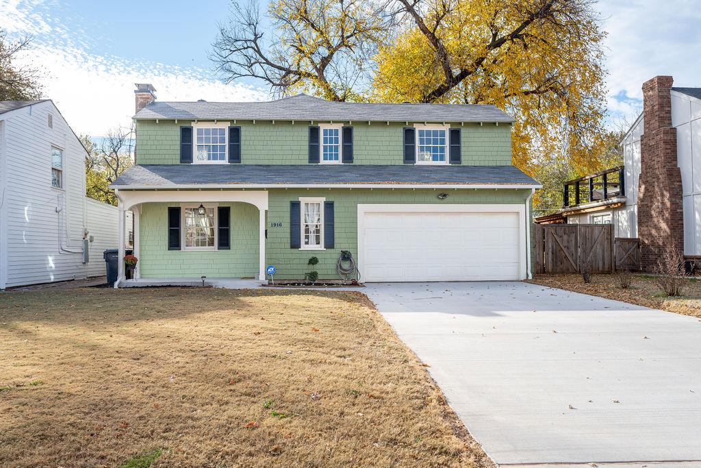 Conveniently located just minutes from Bricktown and the Paseo District, this charming character-filled home offers impressive space, thoughtful updates, and a layout ideal for modern living. Inside, you’ll find two inviting living areas, beautiful oak floors, arched doorways, updated dining room windows, and a kitchen enhanced with new quartz countertops, a new refrigerator, oven, and dishwasher, plus travertine flooring that elevates the overall design. Recent improvements include fresh interior and exterior paint, a new driveway, sidewalk, and front porch with solid cedar posts, new glazing on all antique windows, insulation added to the garage door, updated bathroom cabinets with quartz countertops, and a newer hot water heater. The upstairs bathroom also features a heated floor for year-round comfort. Outside, the expansive backyard feels like its own retreat with a gorgeous mature tree, an outbuilding for storage or creative use, an oversized brick patio and firepit ideal for gatherings, and full fencing that adds privacy and functionality. Don’t forget about the size and versatility of this outdoor space paired with the home’s blend of historic detail and modern finishes. If you’ve been searching for charm, location, and upgrades that elevate everyday living, this one deserves a closer look.