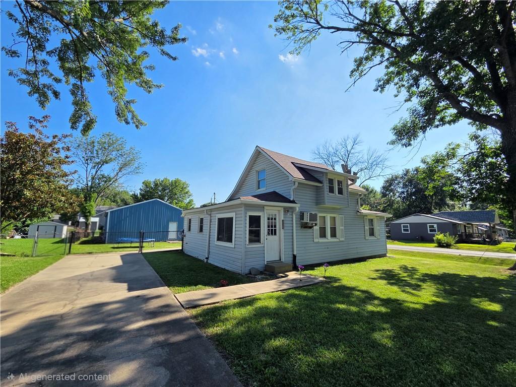 Full of character and charm, this unique 2-bedroom, 1-bath home is one you have to see to appreciate. The wood interior creates a cozy, cabin-like feel, while the inviting living spaces and charming kitchen make it easy to feel right at home. Outside, you'll love the 30x40 shop with concrete floors and electricity, offering endless possibilities for storage, hobbies, or a workspace. With a warm atmosphere and unique features throughout, this property is ready for its next owners to make it their own.