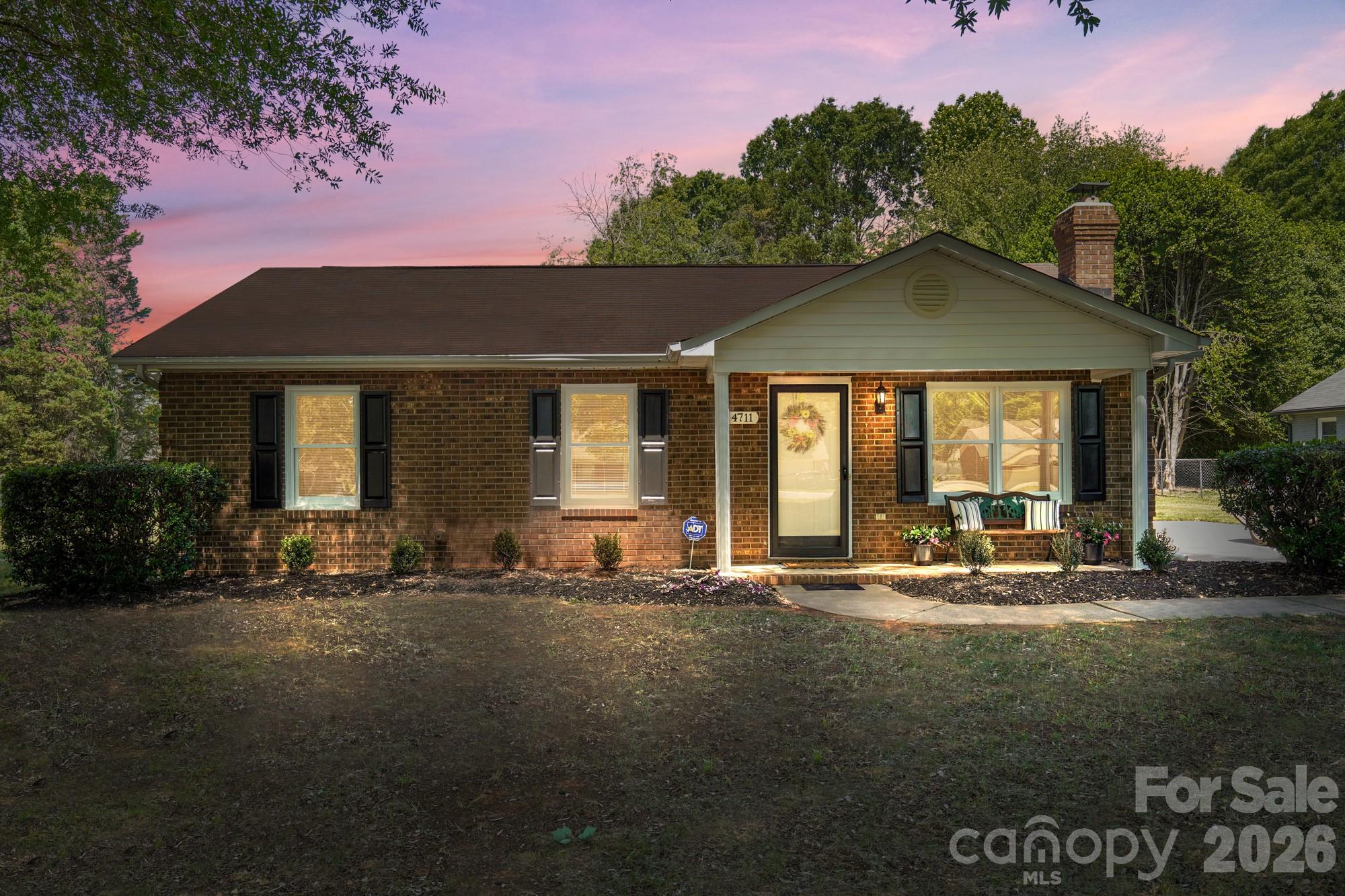 Welcome home to this adorable three-bedroom, two-bathroom gem that's been freshly renovated! If you've been searching for a move-in ready home with no homeowners association. you've hit the jackpot.Once inside and you'll immediately notice the brand-new flooring and fresh paint throughout. Everything feels clean, bright, and ready for you to make it your own. The living room features a cozy fireplace that's perfect for chilly North Carolina evenings when you just want to curl up and relax.With three comfortable bedrooms and two full bathrooms, there's plenty of space for the whole family. The primary bedroom offers a nice retreat at the end of a long day, and the additional bedrooms work great for kids, guests, or that home office you've been dreaming about.Outside is where things get even better. Sitting on almost half an acre, you've got room to roam, garden, play, or just enjoy the peace and quiet. New landscaping gives the property serious curb appeal without requiring a ton of effort to maintain. There is also a custom built, full brick shed for all of your storage needs.A brand-new heating and cooling system means you won't have to worry about comfort or unexpected repair bills anytime soon. Plus, shopping and restaurants are just a short drive away for all your everyday needs.Don't let this one slip by. Schedule your showing today!