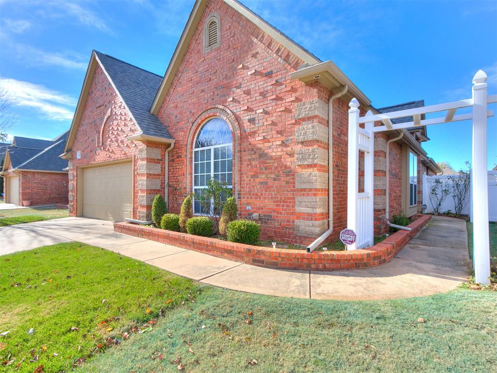 Well-crafted and impeccably maintained since 2000 ready to move in! Located within a secure entrance community in coveted NW Oklahoma City, this residence offers a harmonious blend of comfort and convenience.  Imagine settling into a space where every detail has been thoughtfully curated, with cozy touches and festive accents that make you feel at home from the moment you arrive.  Situated near Hefner Parkway, you’ll be just minutes away from vibrant selections of shopping, dining, and entertainment.  Pride of ownership shines in this meticulously cared-for 2 bed, 2 dining, 2 bath design that includes a dedicated study that can easily serve as a 3rd bedroom complete with a large walk in closet and built-ins - ideal for guests or a growing family.    This home is quality built and showcases thoughtful extras like built-in storage throughout and accessible attic space via an interior staircase, ensuring plenty of room for cherished holiday decorations and family keepsakes.  Enjoy peace of mind with a storm shelter in the garage and a Generac whole-home generator, keeping you comfortable in any season.  The open kitchen effortlessly flows to the formal dining and living room, perfect for hosting holiday feasts or cozy dinners.  HOA includes care free low maintenance mowing front & back yards, secure entry, and clubhouse with a year round therapeutic indoor heated swimming pool and pool lift, kitchen area with ample seating, two restroom areas, & the outdoor patio bring the homeowners together for social functions & events throughout the year. Benefit from living in Deer Creek Schools, one of the area’s most respected school districts, offering excellent educational opportunities.  This home is styled to illustrate the home’s potential look and feel although welcomes your personal style!  Start your next chapter and experience firsthand the homey ambiance and festive spirit that awaits you!