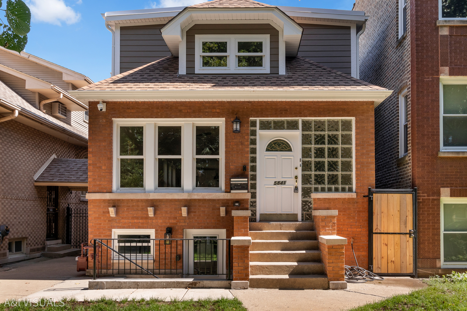 Prime Norwood Park neighborhood on a newly paved tree lined Parkway! With a spacious total of 6 bedrooms and 4 bathrooms, this property is ideal for multi-generational families, investors, or those seeking a great rental opportunity. The home offers an abundance of natural light, classic architectural details, and modern updates throughout.  This main level features 4 generously sized bedrooms, including a master suite with an ensuite bathroom. 1st floor bedroom can be used as guest suite with private bath. The open-concept living and dining area is perfect for entertaining, and the updated kitchen comes equipped with stainless steel appliances, Quartz countertops, and ample cabinetry. The unit also includes 3 full bathrooms, hardwood floors, and convenient in-unit laundry. Down stairs you'll find an additional 2 bedrooms, providing great flexibility for use as bedrooms, home offices, or guest rooms. The lower level           also boasts an open living space, and a fully equipped kitchen with modern finishes. It has its own private entrance for added privacy . NEW PLUMBING, NEW 400 AMP ELECTRICAL SERVICE, NEW WATER SERVICE,NEW RUBBER ROOF, TWO NEW TANKLESS WATER HEATERS WITH CIRCULATING PUMP FOR INSTANT HOT WATER,THREE FURNACES, THREE A/C UNITS, ANDERSEN WINDOWS , SOLID CORE DOORS & KOHLER CAST IRON TUBS . THE WHOLE HOUSE IS SPRAY FOAM INSULATED TO SIGNIFICANTLY REDUCE ENRGY COSTS AND EVERY FLOOR IS ZONED SEPARATELY. TWO CAR GARAGE IS WIRED FOR CHARGING CAPABILITY FOR ELECTRIC VEHICLES . SECURITY CAMERAS ON THE HOUSE AND ON THE GARAGE . There is a new drain tile system with sump pump. Taxes were successfully appealed for 2025&2026 for 20% reduction!