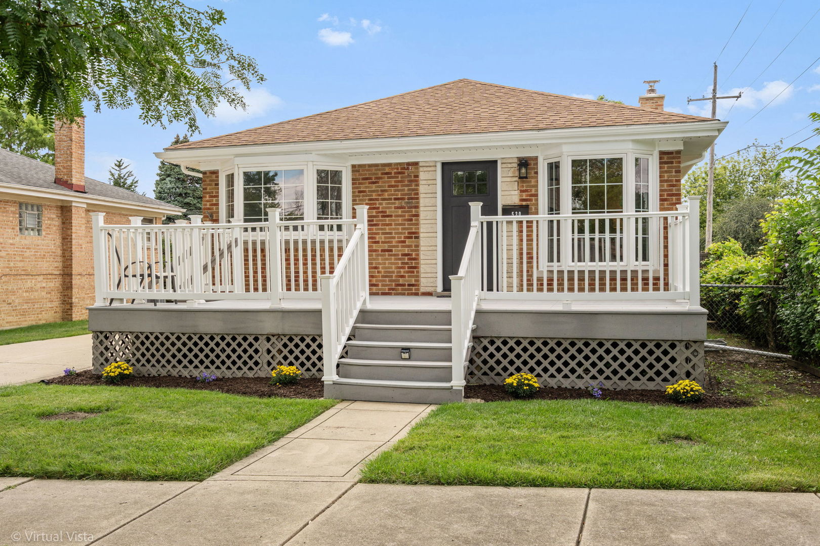 Great location! Updated Brick Ranch sits on a quiet street steps away from IL Prairie Path for easy bike rides and walks.  This 4 bed 2 bath features white 40" cabinets with granite tops and soft close.  Stainless appliances.  Beautiful hardwood floors with custom millwork, new paint, new can lighting, new bathroom, and full finished basement.  Bonus room in basement is bright and works as an office or in-law suite with full bath. Large laundry room for extra storage. Beautifully  landscaped yard fully fenced, large patio for entertaining and large front deck for nice summer evenings. Close to parks, schools, shopping, restaurants, highway access. Schedule your appointment before its gone! *LA has ownership interest.  **When viewing check GPS and make sure choosing Hillside.