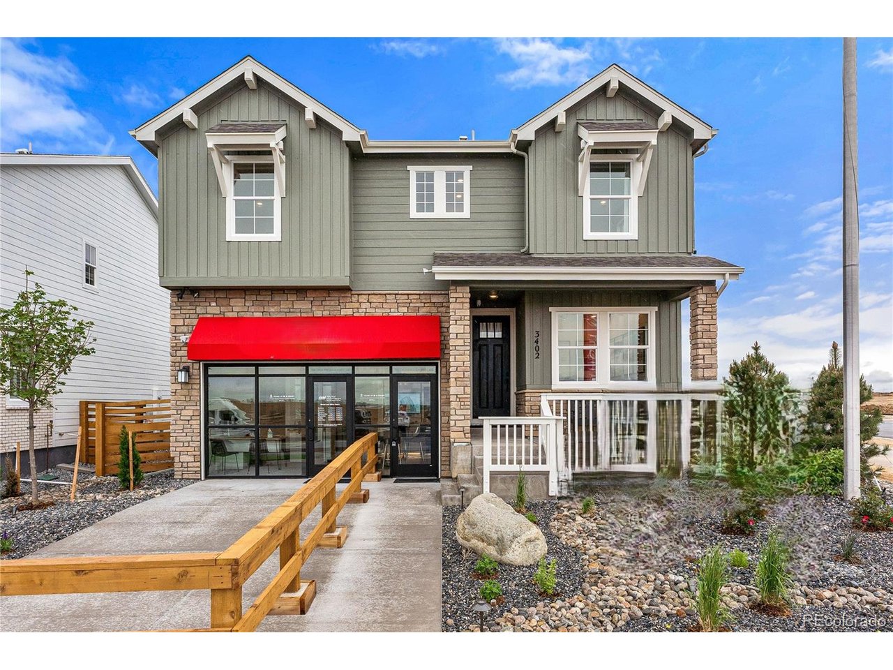 What's Special: Model Home | Corner Lot | Finished Basement. Model Home - Available Now for Closing! Built by America's Most Trusted Home Builder. Welcome to the Ridgeway at 3402 N Buchanan Way in The Aurora Highlands Town Collection! This new home offers a welcoming front porch, versatile flex, and a finished basement featuring a recreation room, a bedroom, and bath. At the heart of the home the gourmet kitchen shines with designer cabinets, a large island, and overlooks the dining area and great room with a cozy fireplace. Upstairs, a spacious loft anchors the primary suite, two additional bedrooms, and laundry room. Come home to The Aurora Highlands, a vibrant community in Aurora, CO. Enjoy scenic trails, parks, an outdoor pool, and an onsite school, with future retail and dining on the way. With its own E-470 entrance, you're just 10 miles from DIA and close to downtown Denver and the Tech Center. Explore 21 miles of trails or relax in your private backyard, life here is full of connection. Additional Highlights Include: 12' sliding glass door, 8' interior doors at main level, tub and shower at primary bath, covered patio, appliance pkg, and wet bar rough-in at basement. MLS#8901487 - Model home furniture and decorative accessories may be available for separate purchase documented in a Non-Realty Bill of Sale Addendum. See Community Sales Manager for more information.
