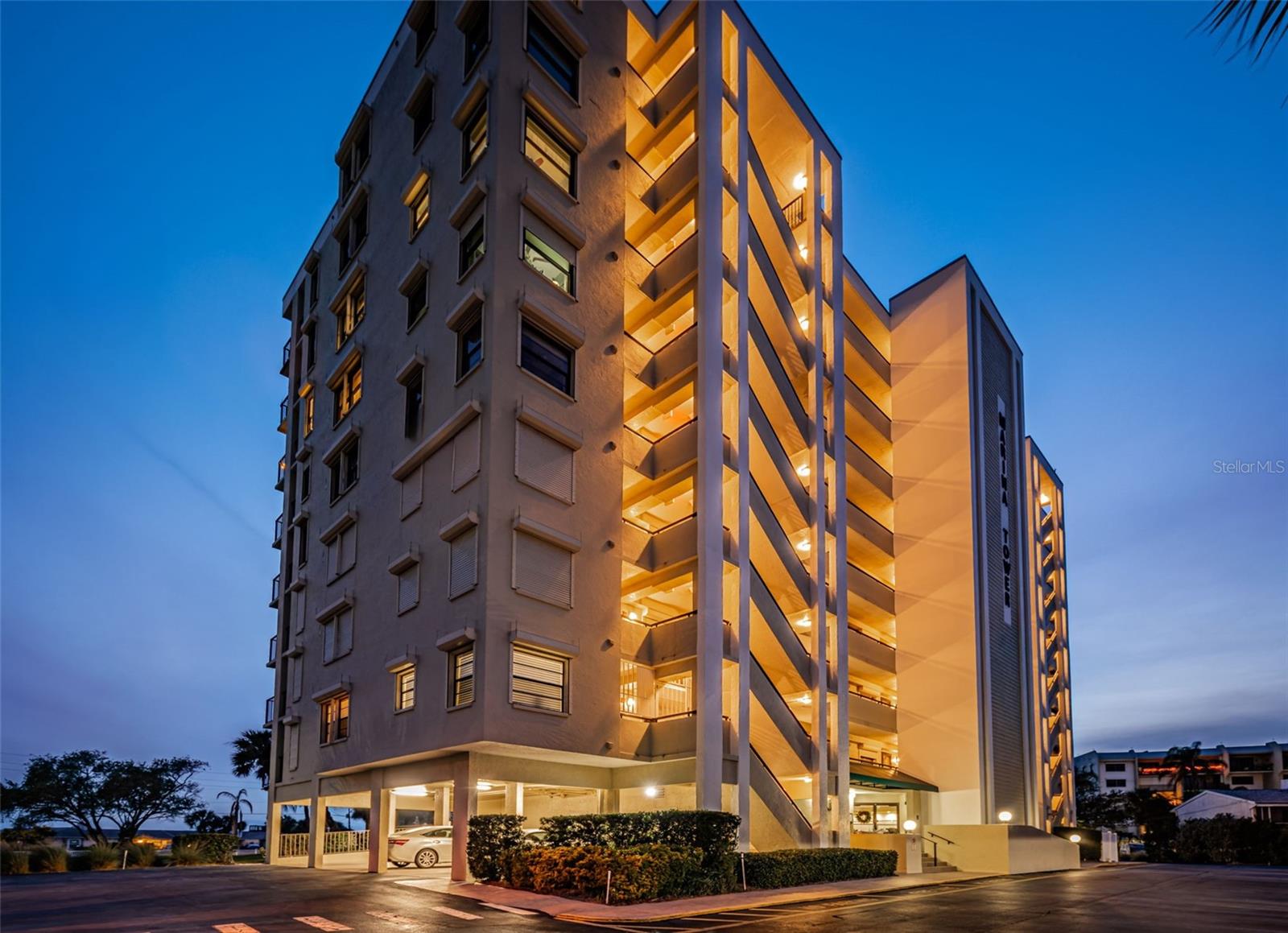 Public Remarks:  For Sale:Imagine Enjoying Breathtaking Water Views Every Night from this 8th Floor Condo in the Highly Desired Marina Tower Condominium Community on Ward Island in Dunedin. The Balcony in this Newly Renovated, Amazing Condo faces South, with Views of the Marina on the East and in inter-coastal and Clearwater on the South, the Gulf of America on the West! Enjoy Sunrises and Sunsets Every Day on your Private Balcony Accessible from both your Living Room and Primary Bedroom. Watch Boaters, Jet Skiers, Kayakers, and Dolphins pass by! This 1,085sf, 2 Bedroom/2 Bath Condo has an Open Floorplan Layout and has been newly Renovated Throughout! The Kitchen Boasts new Granite Countertops,  new Appliances, Indirect Under-Cabinet and Accent Lighting, Recessed Lighting, an added Peninsula Counter with a Pantry, Wine Refrigerator, Pendant Lighting and more cabinets! Among the new Appliances are a Dishwasher, a Smart Self Steam-Cleaning WiFi Range, and a Wifi Refrigerator with a TV! and internet APP access. The Laundry Closet on the Kitchen is stacked with Washer & Dryer. The newly created Breakfast Counter leads you to the open flowing joint Dining/Living Room with Stunning Views of the Inter-coastal and Gulf of America. New Hurricane Sliding Doors have been installed in the Living Room and Primary Bedroom for added protection along with Hurricane Shutters. The Primary Bedroom has 2 Closets (one a Walk-in Closet), a Dressing Area and a separate WC with Walk-in Shower, a Shower Bench and ambience lighting! The new Smart Toilet opens and closes its cover and flushes automatically. It also has a Built-in Bidet and Seat Massager and Seat Heater! Talk about having it all!! The 2nd Bedroom shares a Tastefully Renovated Bathroom with a Tub-Shower. The Hallway connecting the 2nd Bedroom and 2nd Bathroom has a Pocket Door for additional Privacy when needed. Marina Tower Condominiums has an Elevator as well as Exterior Stairs. It has a ack-up Generator, a large Heated Pool, a Clubhouse Room for Parties and/or Gatherings, and an Exercise Bicycle and a Treadmill for use by the Residents. The Condo comes with a Preferred Covered Carport Parking Space, and a Storage Unit. This truly is RESORT STYLE LIVING You’ve Been Looking For! Located steps away from the Beach on the Dunedin Causeway and a direct route to Dunedin’s Re-known Honeymoon Island and Beach, minutes away on the Causeway! Walk/Run the Causeway or Walk to the Beach or to Great Restaurants and Shops in just minutes! Short Drives to Downtown Dunedin, Clearwater Beach, Downtown Palm Harbor, and the Tarpon Springs Sponge Docks! 30-45 minutes to/from Tampa International Airport, downtown Tampa, St. Petersburg and much more! Basic Cable and Internet, Water, Sewer, and Trash are included in the Monthly Condo Association Fees.